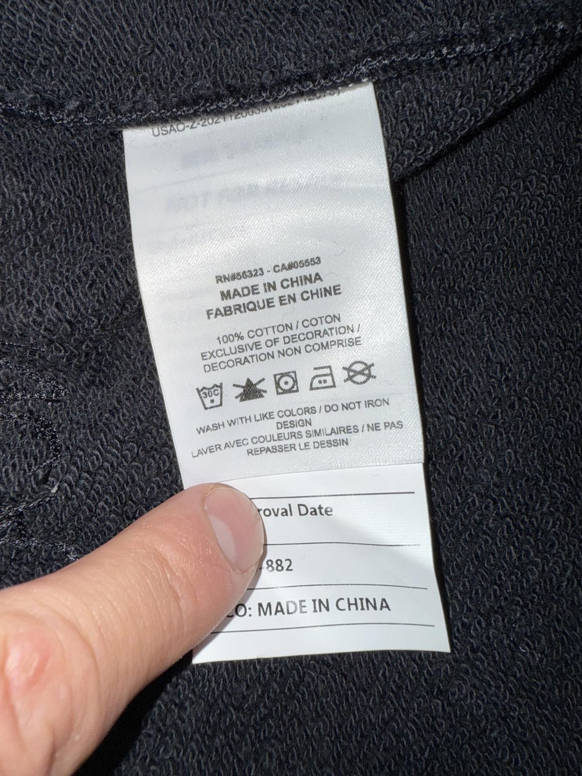 Nike Jordan Men’s Nina Chanel Abney Fleece Black Shorts Sample Size US 44 / EU 60 - 10 Thumbnail