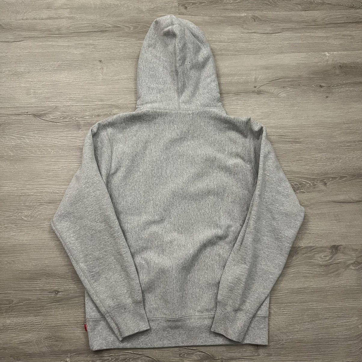 Supreme Supreme Box Logo Hoodie Grey/Orange FW17 Size US M / EU 48-50 / 2 - 10 Thumbnail