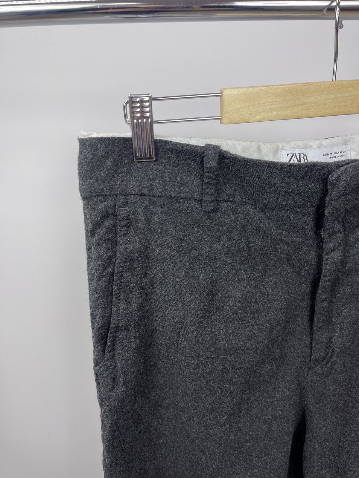 Ader Error × Zara Zara x Ader Error high end pants Size M (28) Grey 98% Wool Size US 28 / EU 44 - 2 Thumbnail