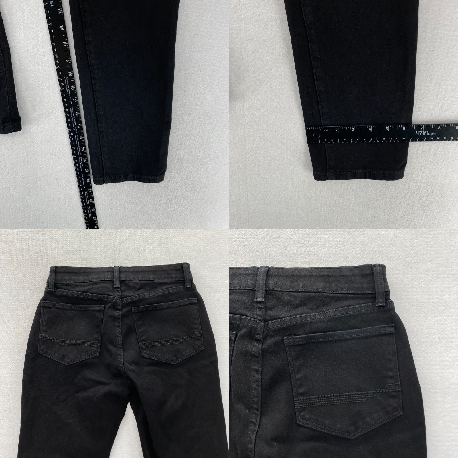 NYDJ NYDJ Jeans Women's 6P Petite Black Stretch Denim Legging Jegging Mid Rise Pants Size 28" / US 6 / IT 42 - 8 Thumbnail