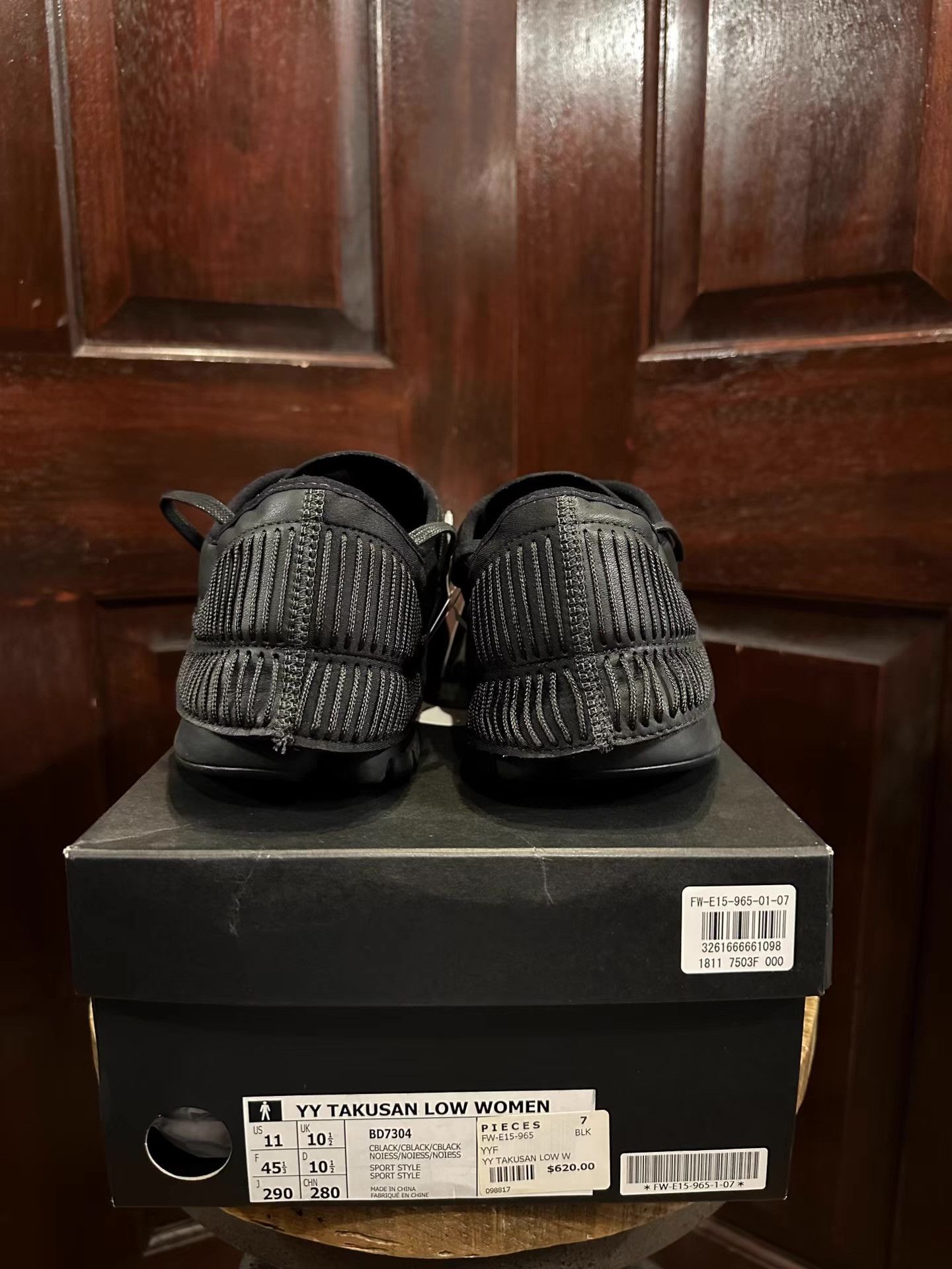 Yohji Yamamoto Yohji Yamamoto Femme main‑line × Adidas Takusan low‑top Ｑ25 Size US 7 / EU 40 - 3 Thumbnail