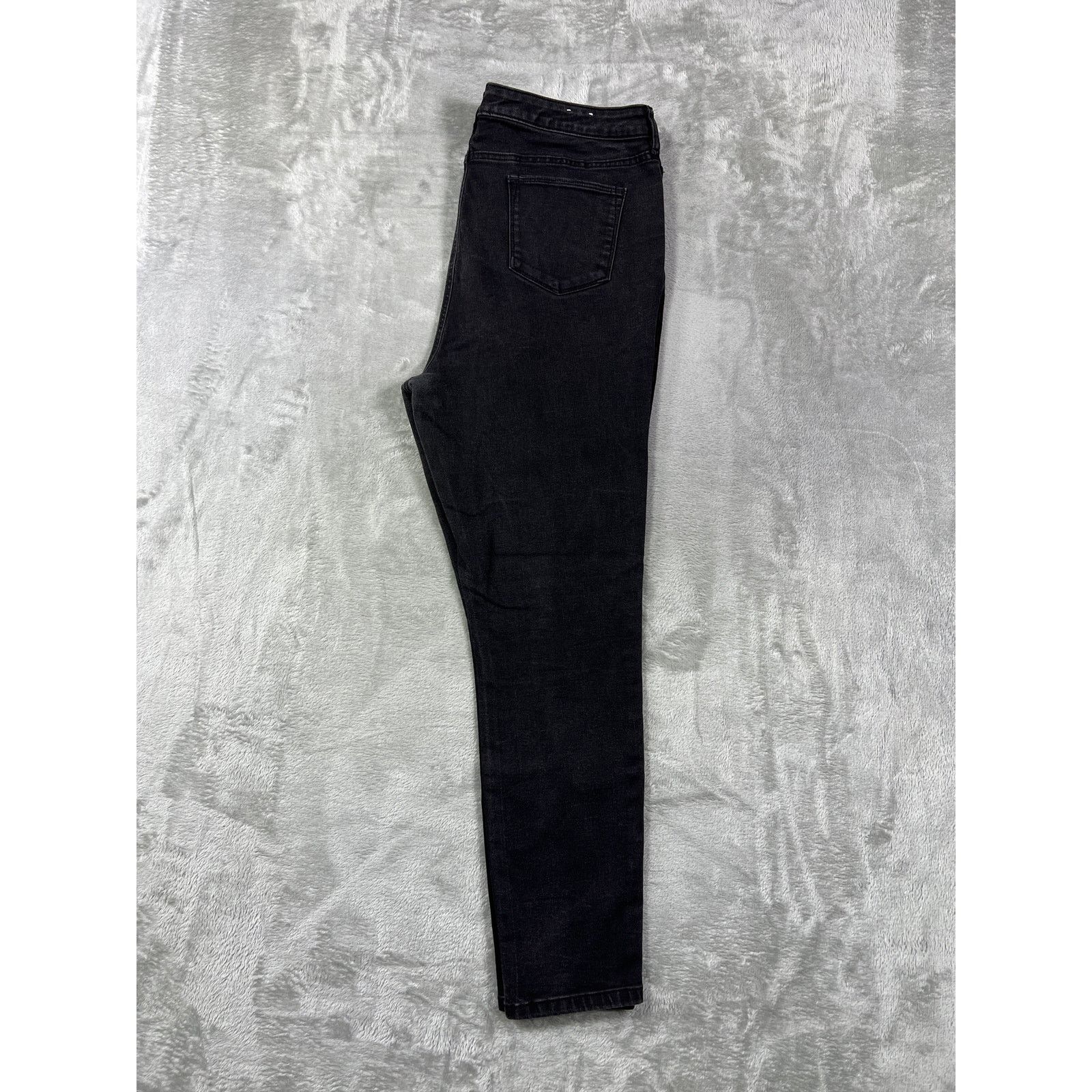 Ellen Tracy Women's 16 Ellen Tracy Refined Mid Rise Skinny Black Jeans Size 38" / US 16 / IT 52 - 6 Thumbnail