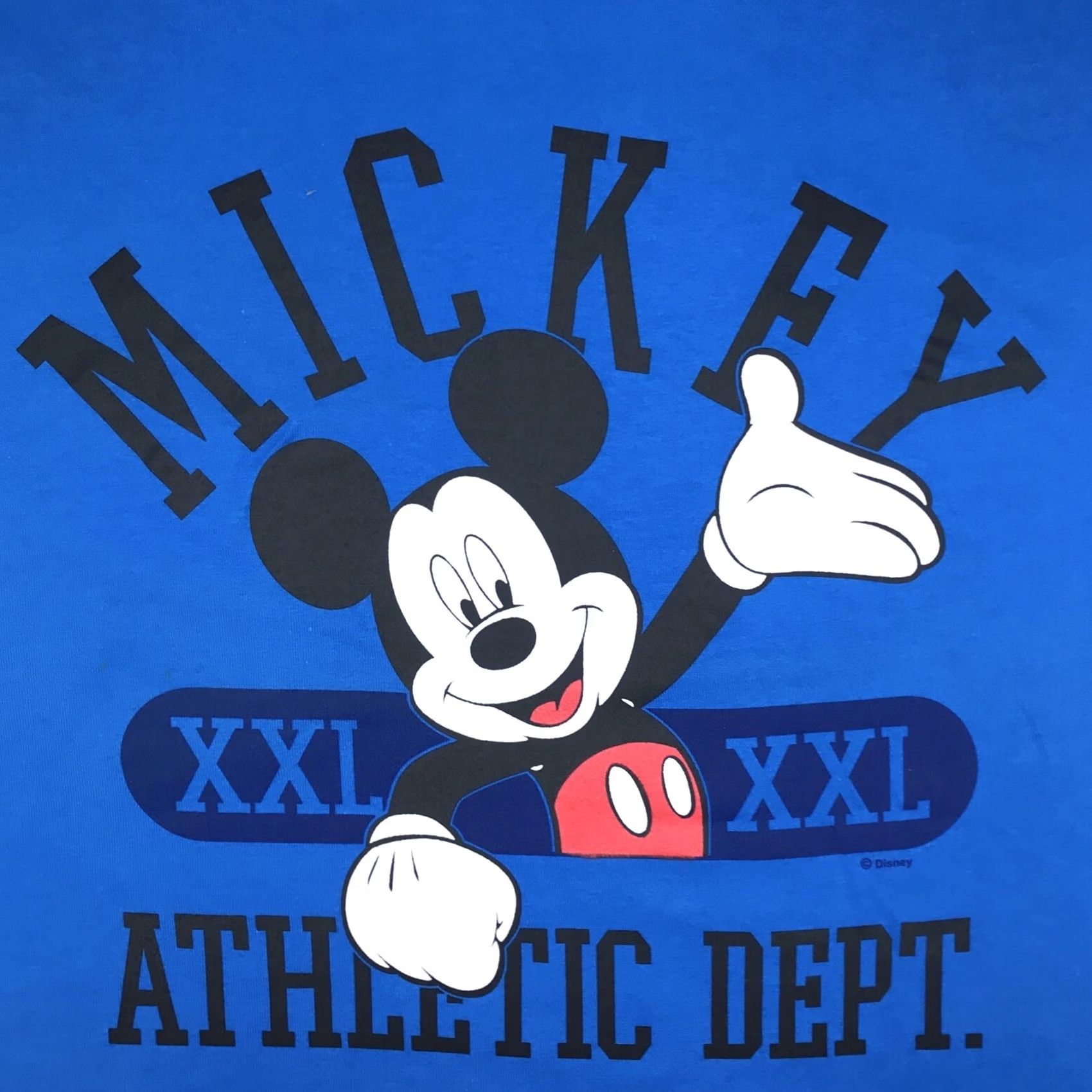 Disney VINTAGE Mickey Mouse ATHLETIC DEPT. T-Shirt Men M Blue 90s Cartoon Walt Disney World Mickey Womens/Mens Size US M / EU 48-50 / 2 - 6 Thumbnail
