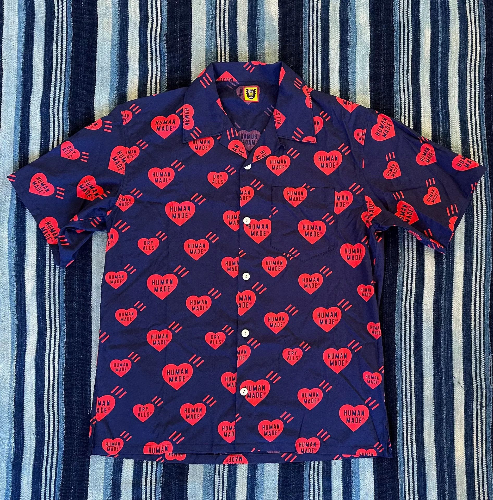 Human Made human made heart pattern aloha shirt Size US M / EU 48-50 / 2 - 1 Thumbnail