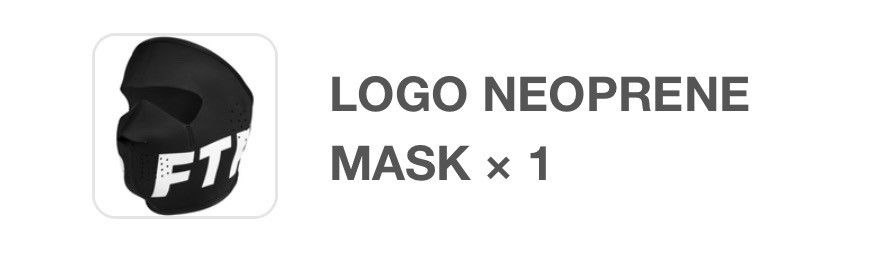Fuck The Population FTP logo neoprene mask | Grailed