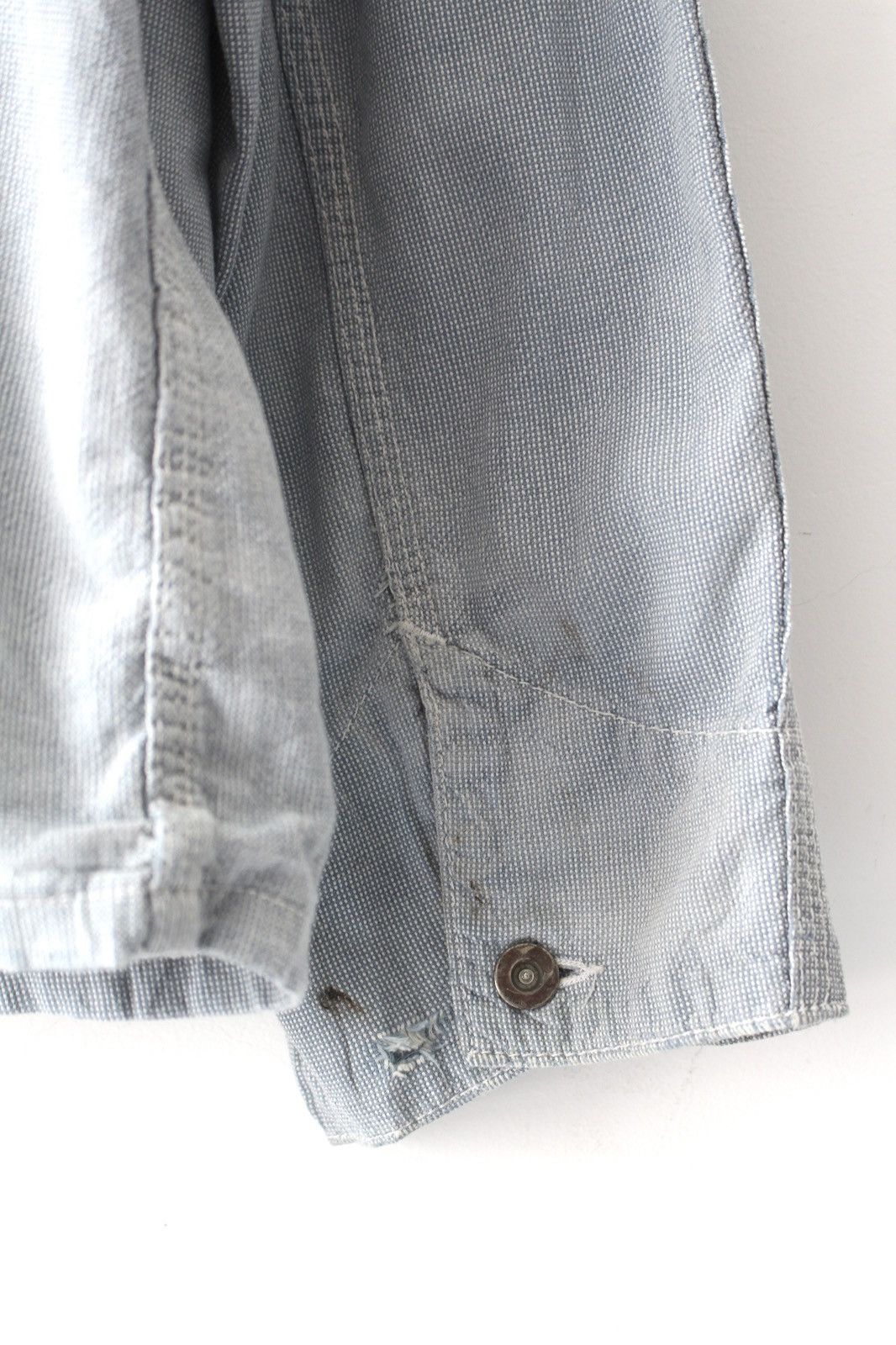 Polo Ralph Lauren 2000S POLO RALPH LAUREN DISTRESSED PATCHWORK CHORE JACKET Size US L / EU 52-54 / 3 - 14 Thumbnail