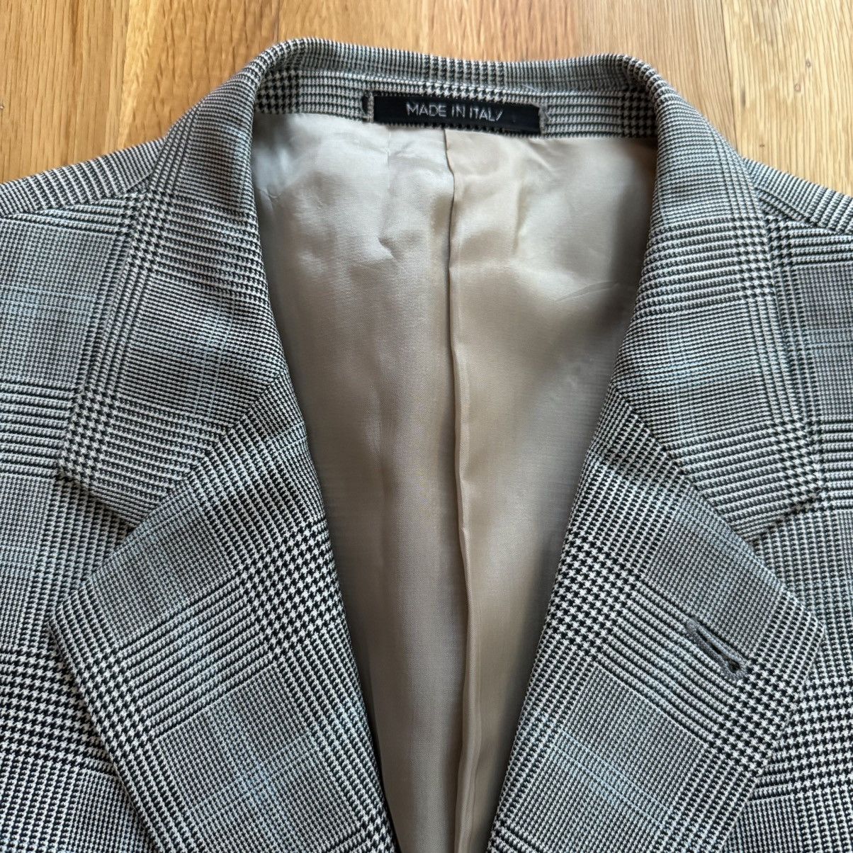 Armani Armani 46L Check Checkered Blazer Sport Coat Size 46L - 3 Thumbnail