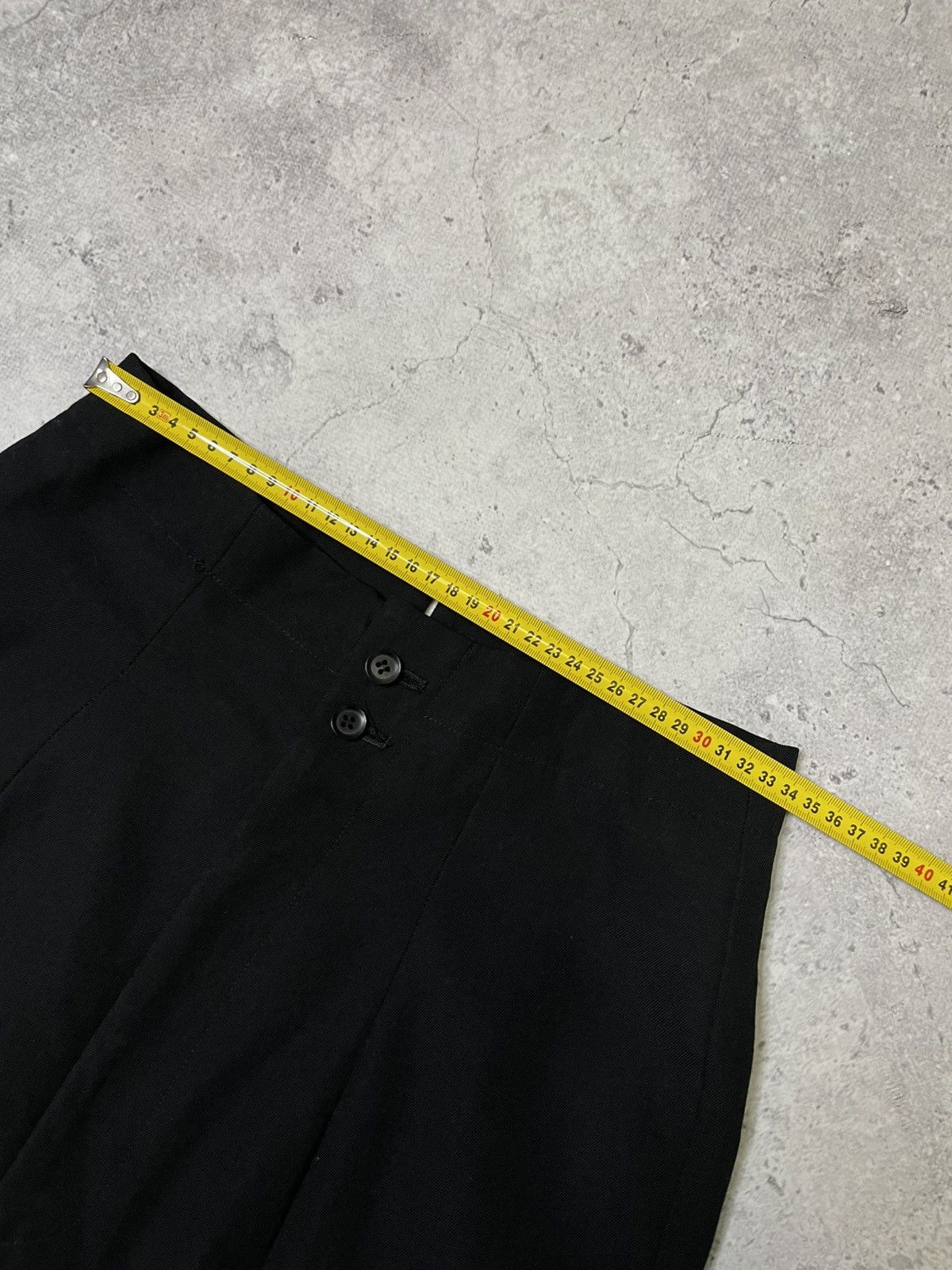 Yohji Yamamoto Archive Yohji Yamamoto Pour Homme Wool Black Antique Pants Size US 32 / EU 48 - 17 Thumbnail