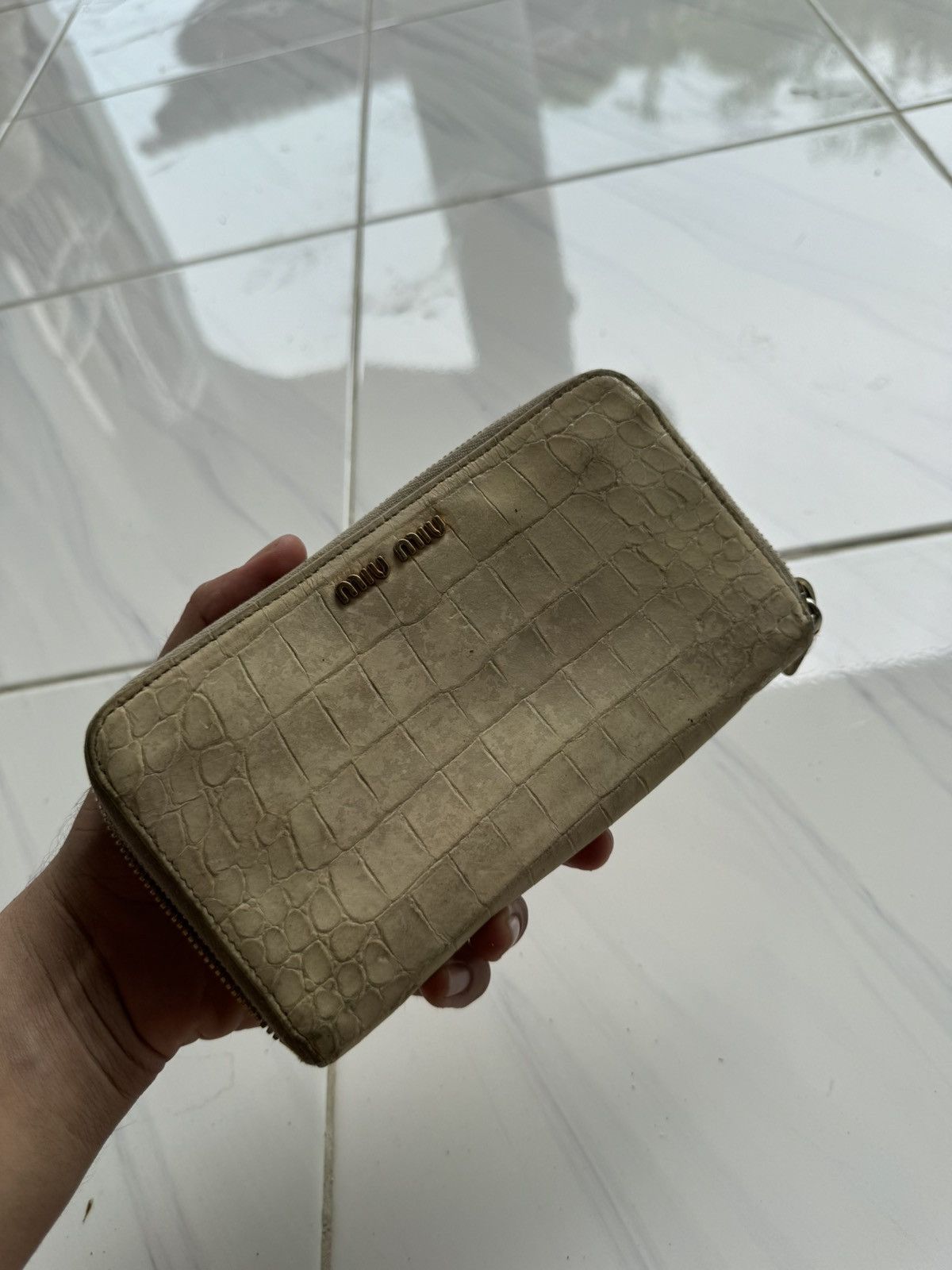 Miu Miu Miu Miu Leather long wallet Size ONE SIZE - 11 Thumbnail