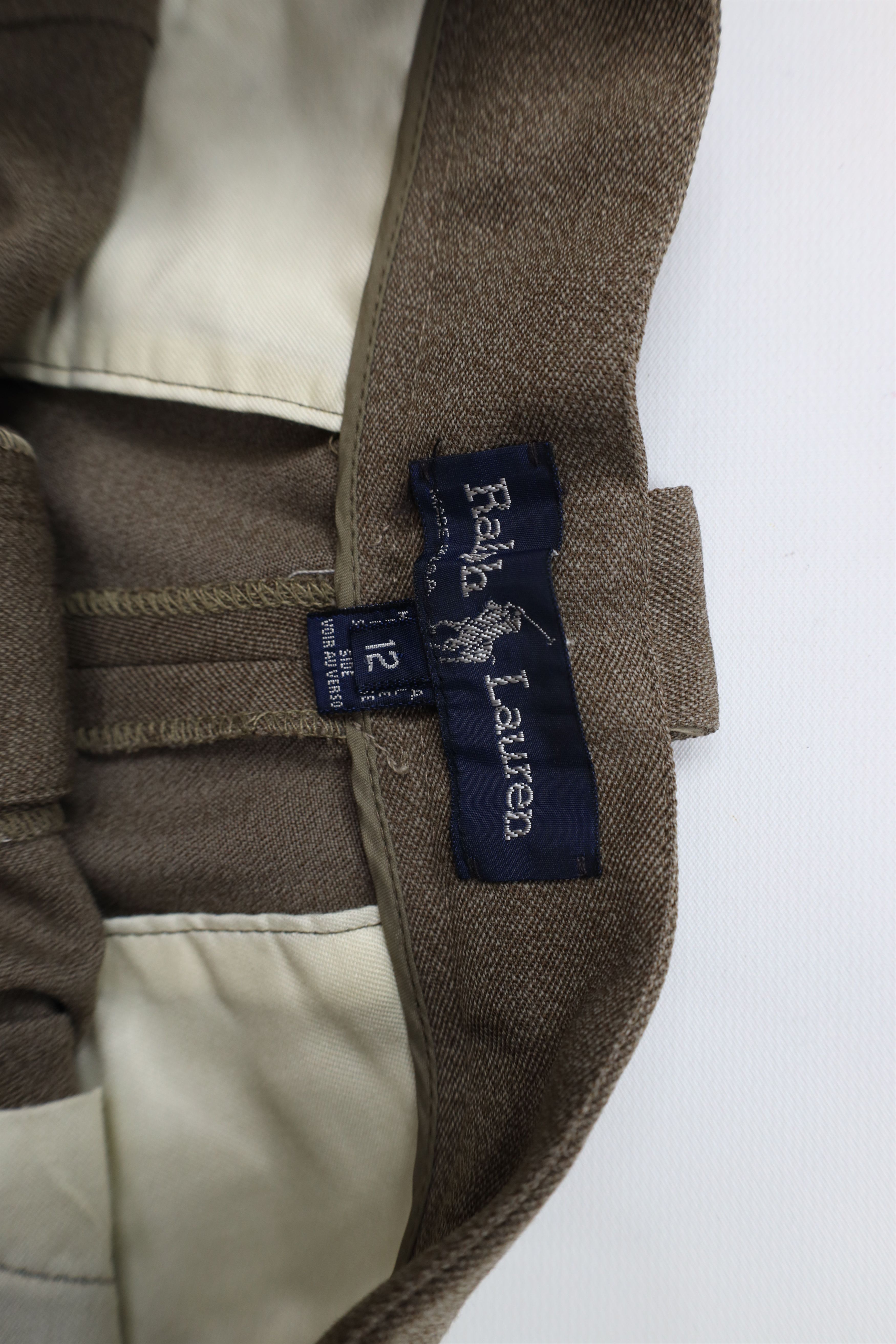 Ralph Lauren × Vintage Vintage 70s 80s Ralph Lauren Tapered Leg Chino Pants USA Size 30" / US 8 / IT 44 - 8 Thumbnail