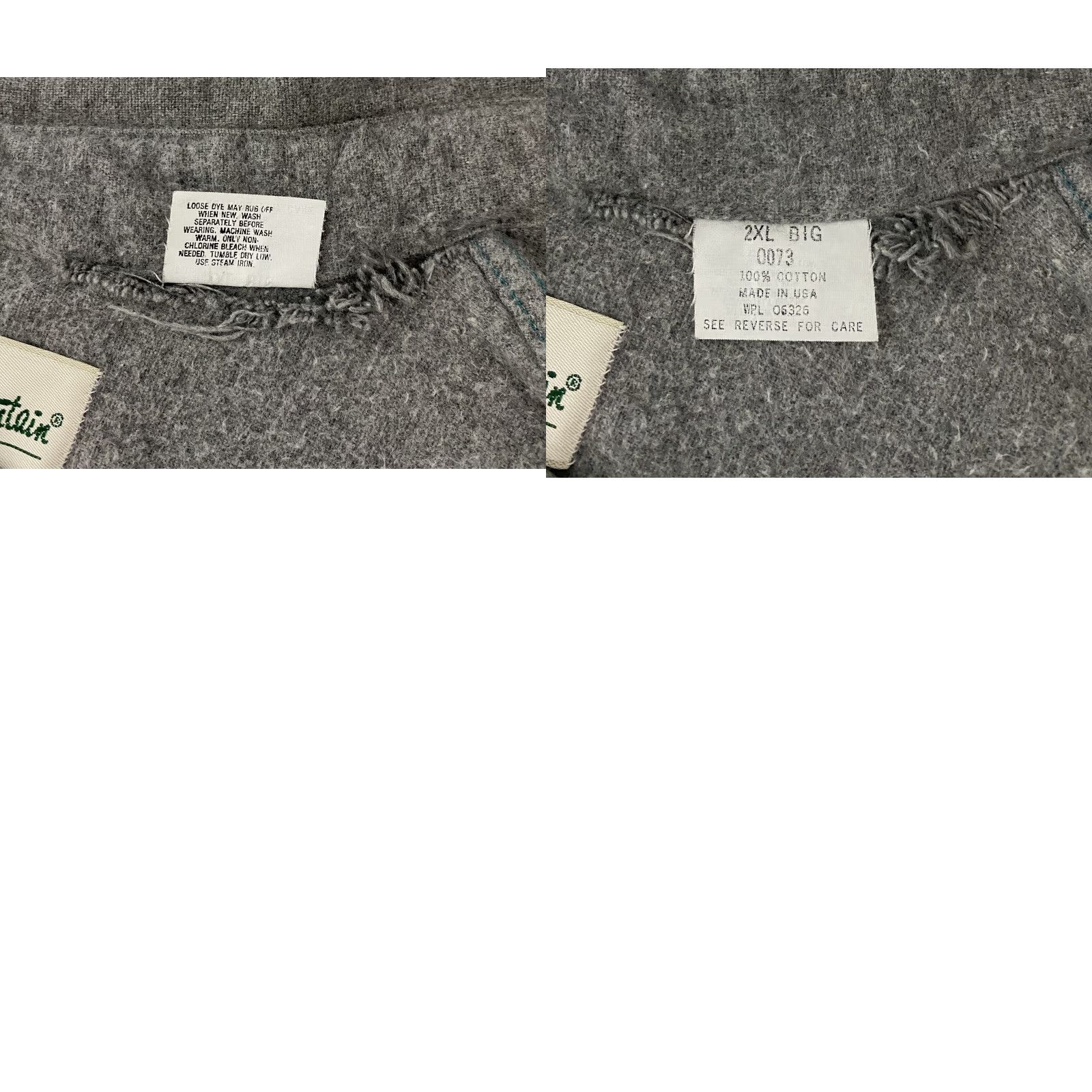 Vintage Gander Mountain Shirt Mens 2XL Gray Flannel Button-Up Outdoor Workwear USA Size US XXL / EU 58 / 5 - 8 Thumbnail