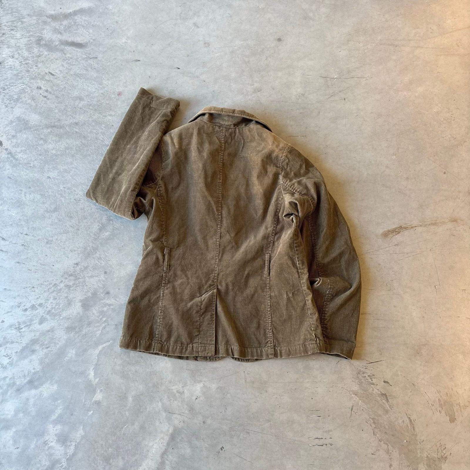 Vintage y2k vintage green earthtone corduroy jacket Size US M / EU 48-50 / 2 - 4 Thumbnail