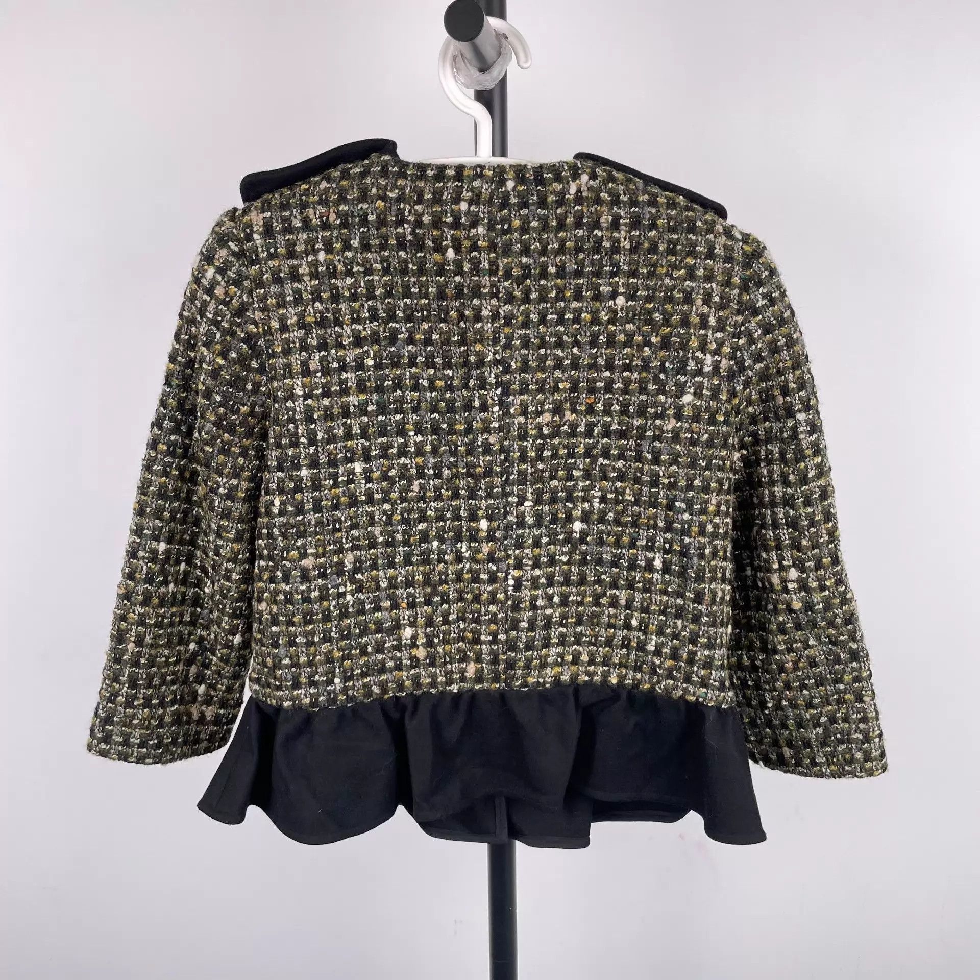 Valentino Valentino Knit Chanel-Style Women's Black Hem Jacket Size S / US 4 / IT 40 - 2 Thumbnail