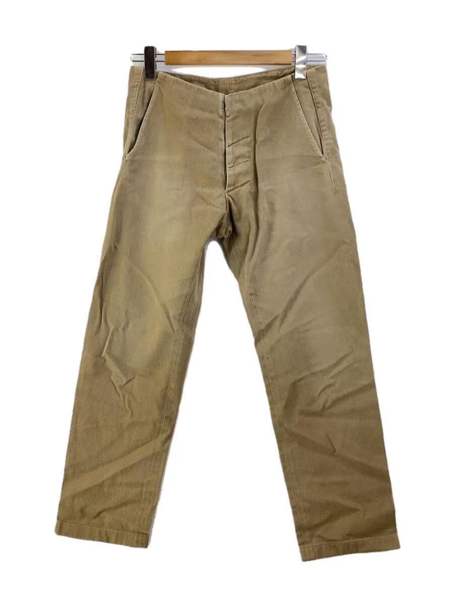 image of Maison Margiela Darted Straight Leg Pants in Beige, Men's (Size 29)