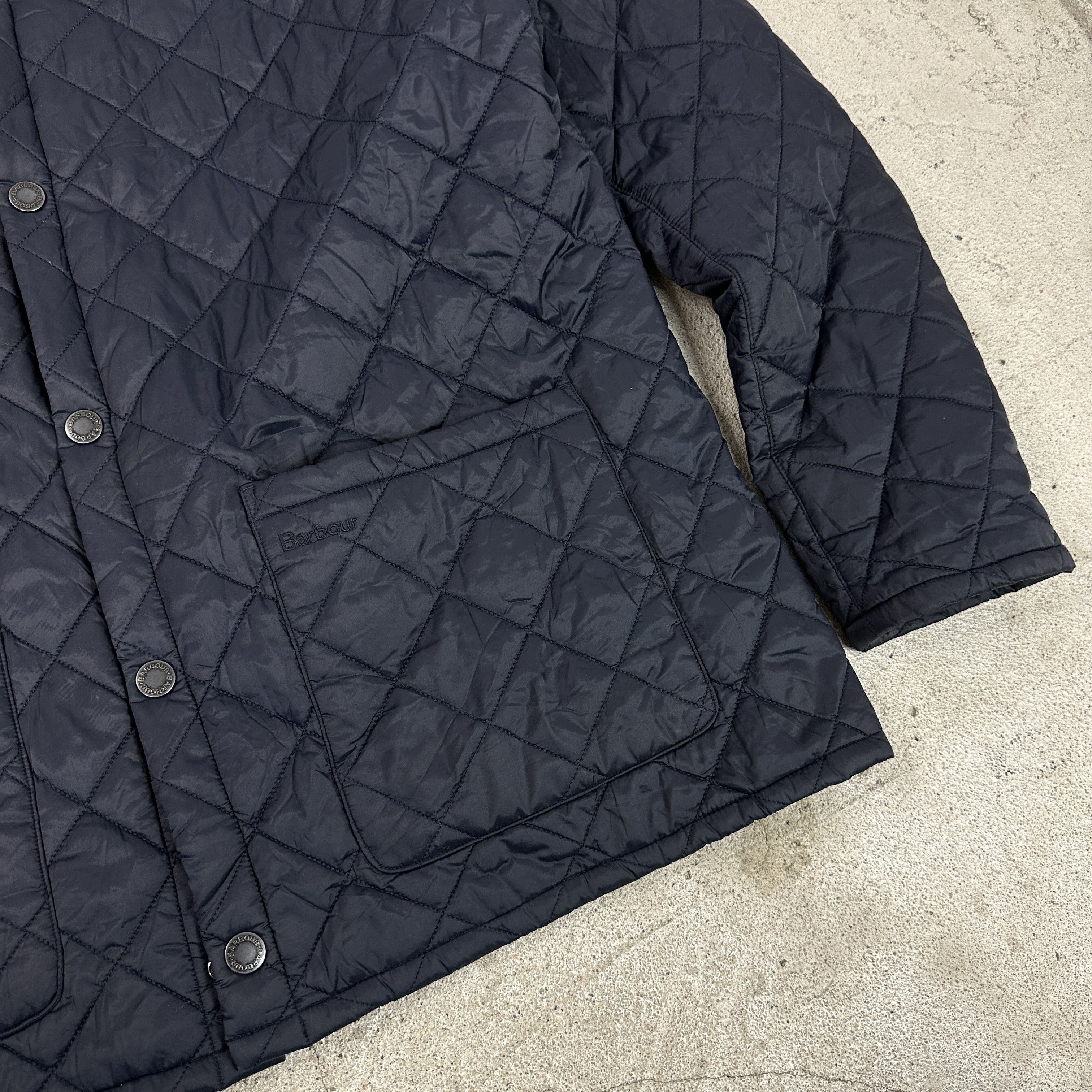 Barbour × Vintage Vintage Y2K Outdoor Streetwear 00s Barbour Quilted Jacket Size US XXL / EU 58 / 5 - 2 Thumbnail