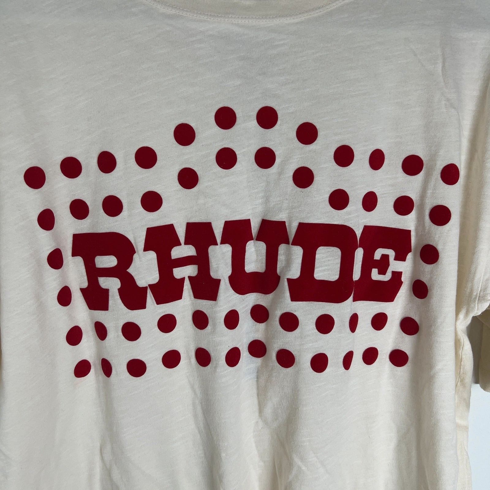 Rhude Rhude Polka Dot Logo Graphic T-Shirt Size US XS / EU 42 / 0 - 2 Thumbnail