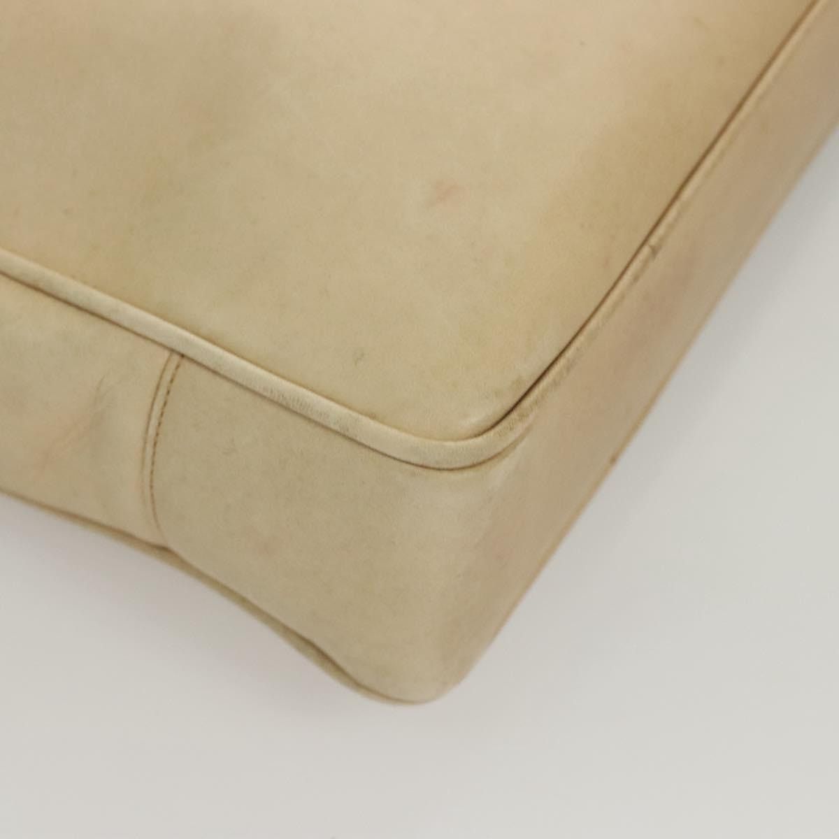 Chanel CHANEL Coco Mark Shoulder Bag Lamb Skin Beige Gold CC Size ONE SIZE - 10 Thumbnail