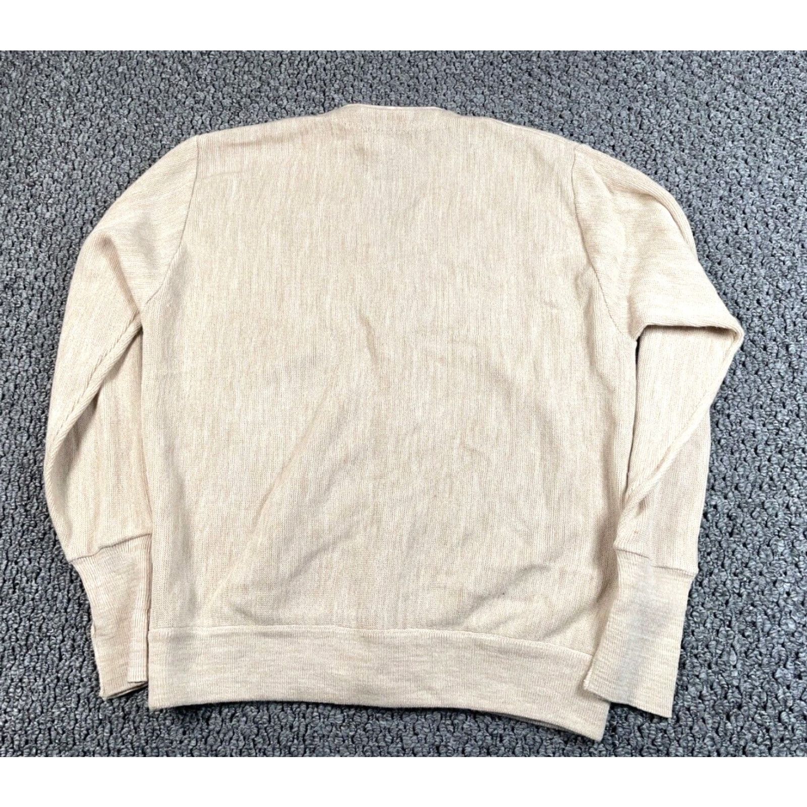 Vintage VINTAGE Penguin Cardigan Sweater Adult Large Beige Lightweight Knit 90s Preppy Mens Size US L / EU 52-54 / 3 - 2 Thumbnail