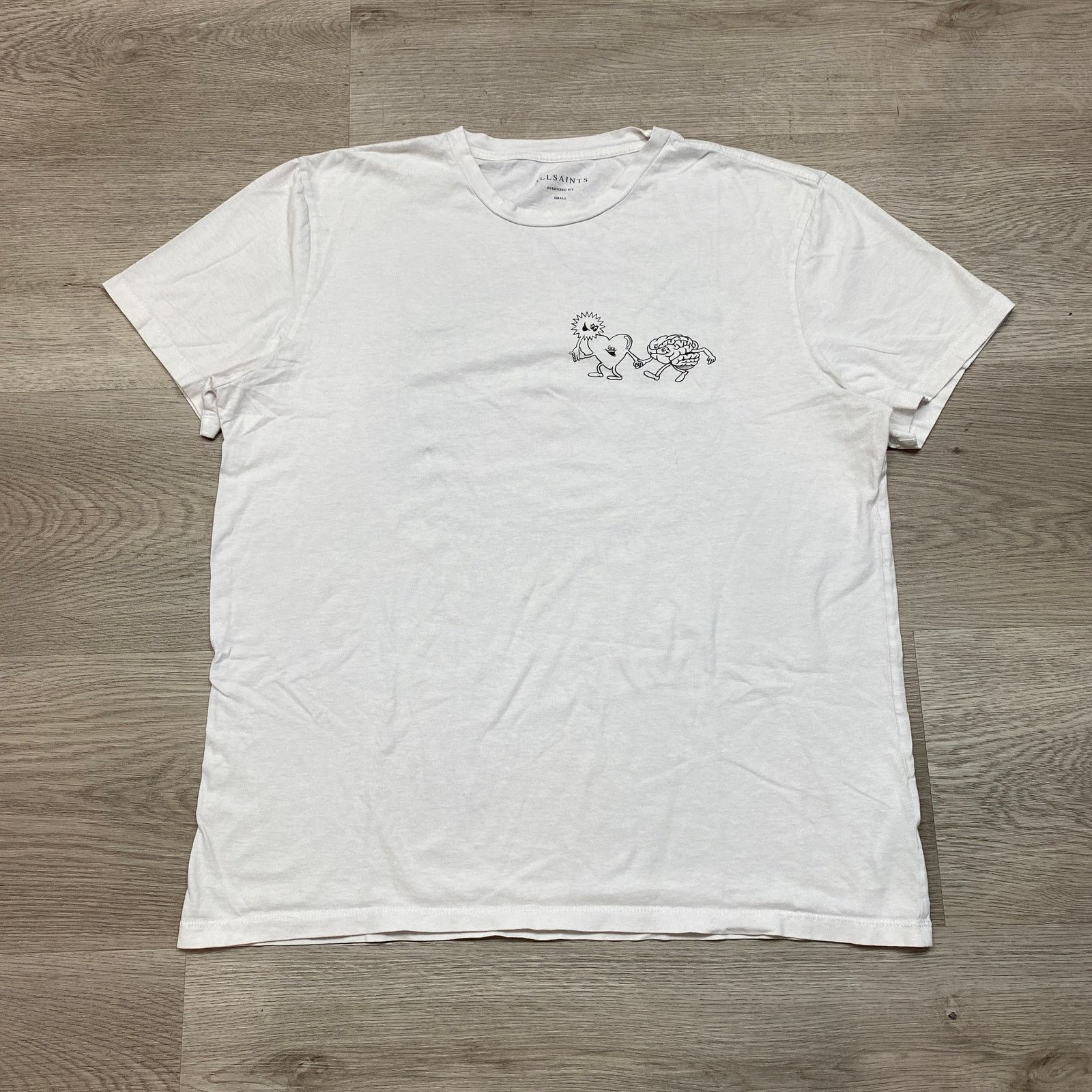 Allsaints Allsaints Peeps All Faces All Places Oversized T Shirt Small Size US S / EU 44-46 / 1 - 2 Thumbnail