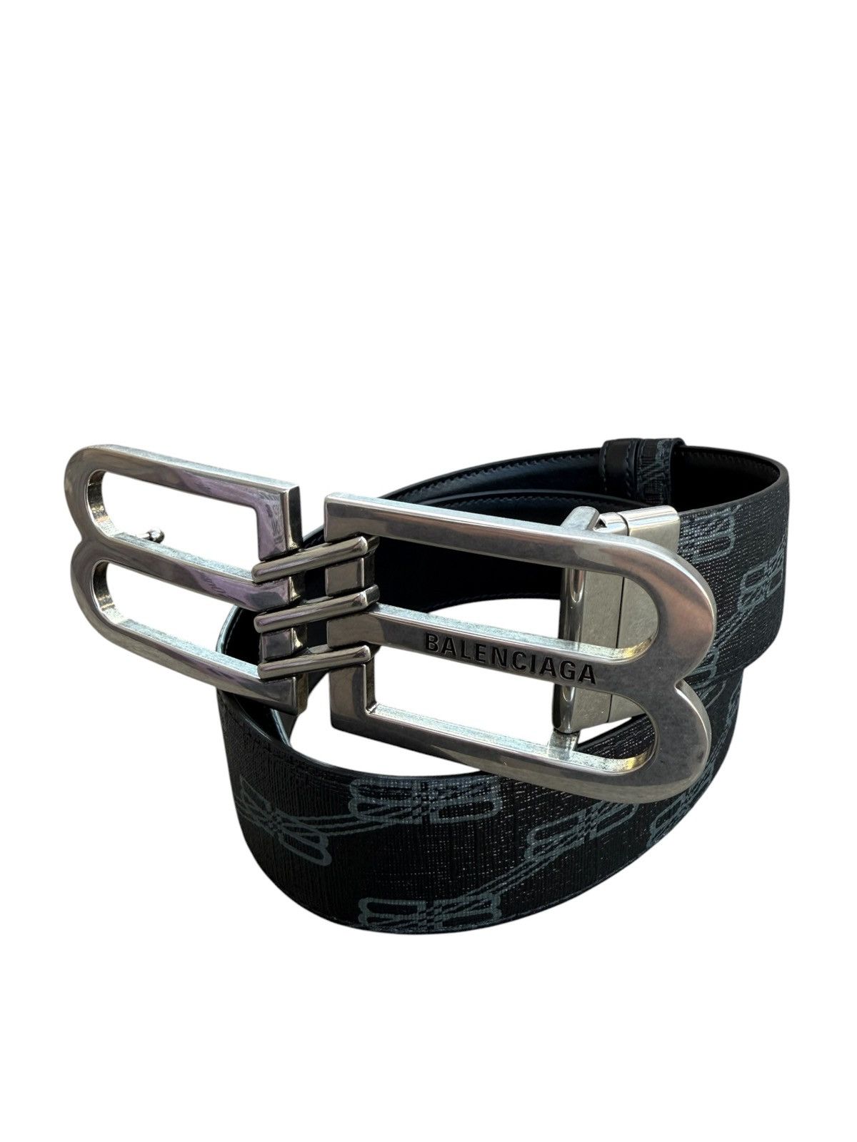 Balenciaga Balenciaga double b belt black Size ONE SIZE - 5 Thumbnail