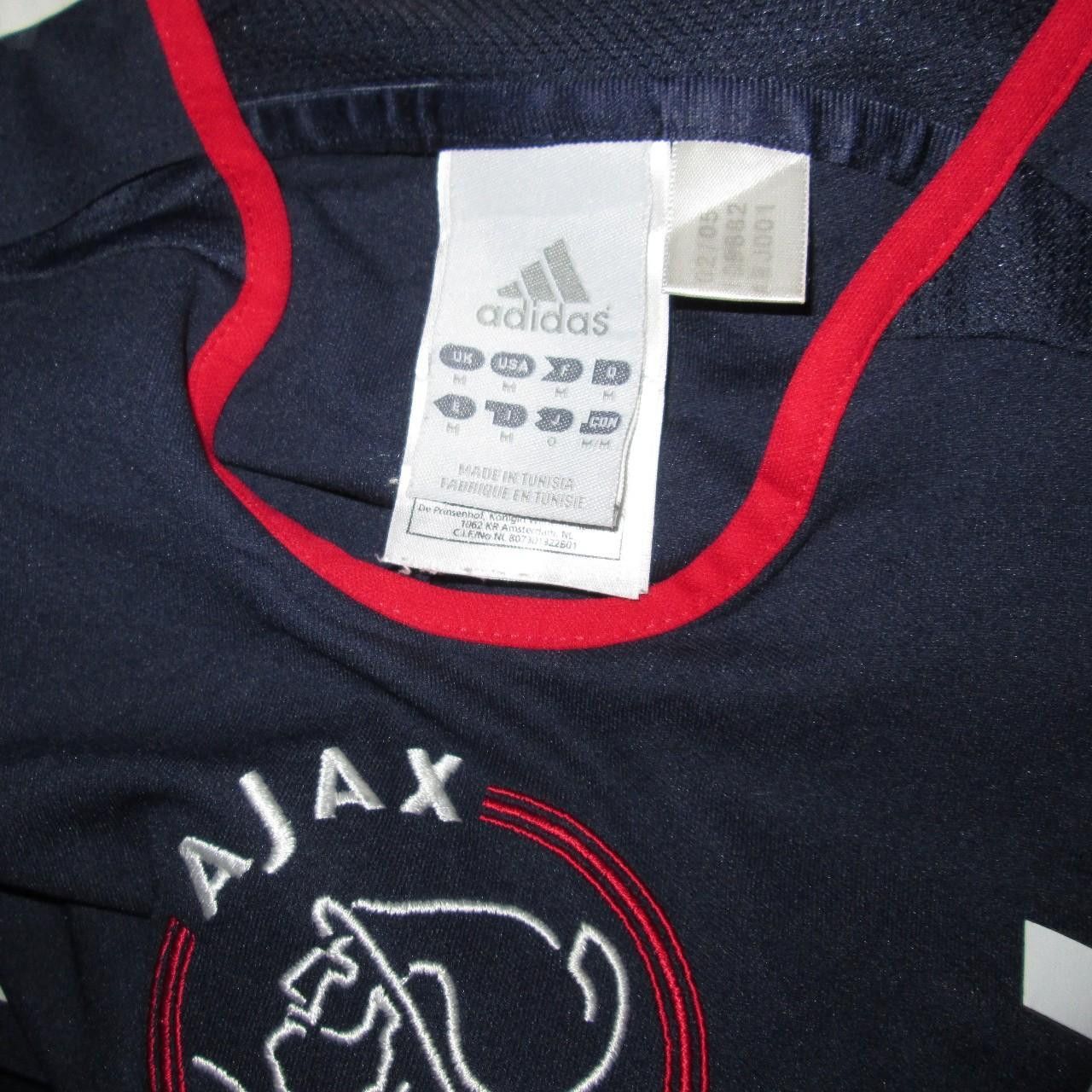 Adidas Ajax Amsterdam Netherlands 2005 2006 Away Shirt Jersey Size US M / EU 48-50 / 2 - 4 Thumbnail