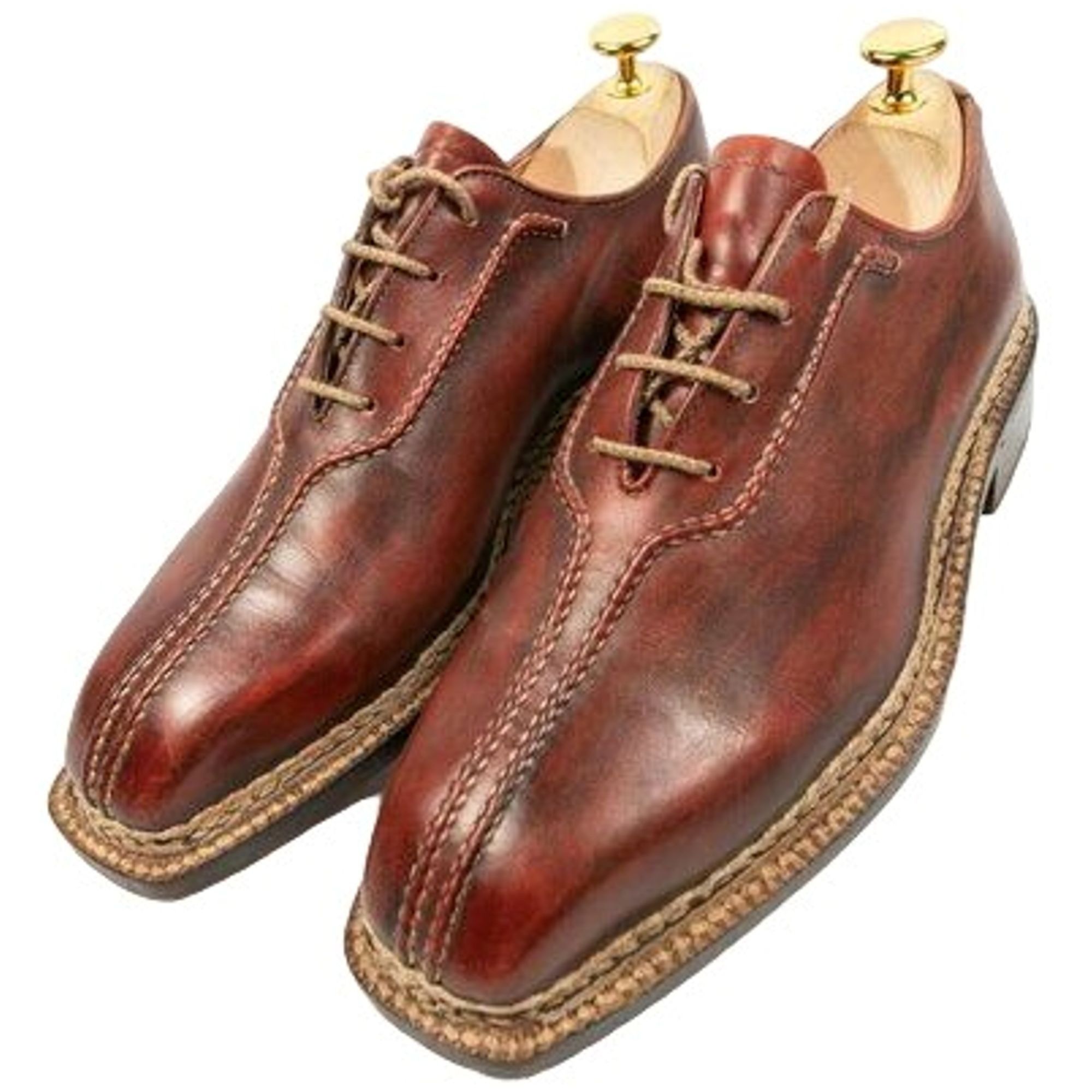 Bettanin & Venturi Bettanin & Venturi Italy Mens 7 Brown Norvegese Double Split Size US 7 / EU 40 - 8 Thumbnail
