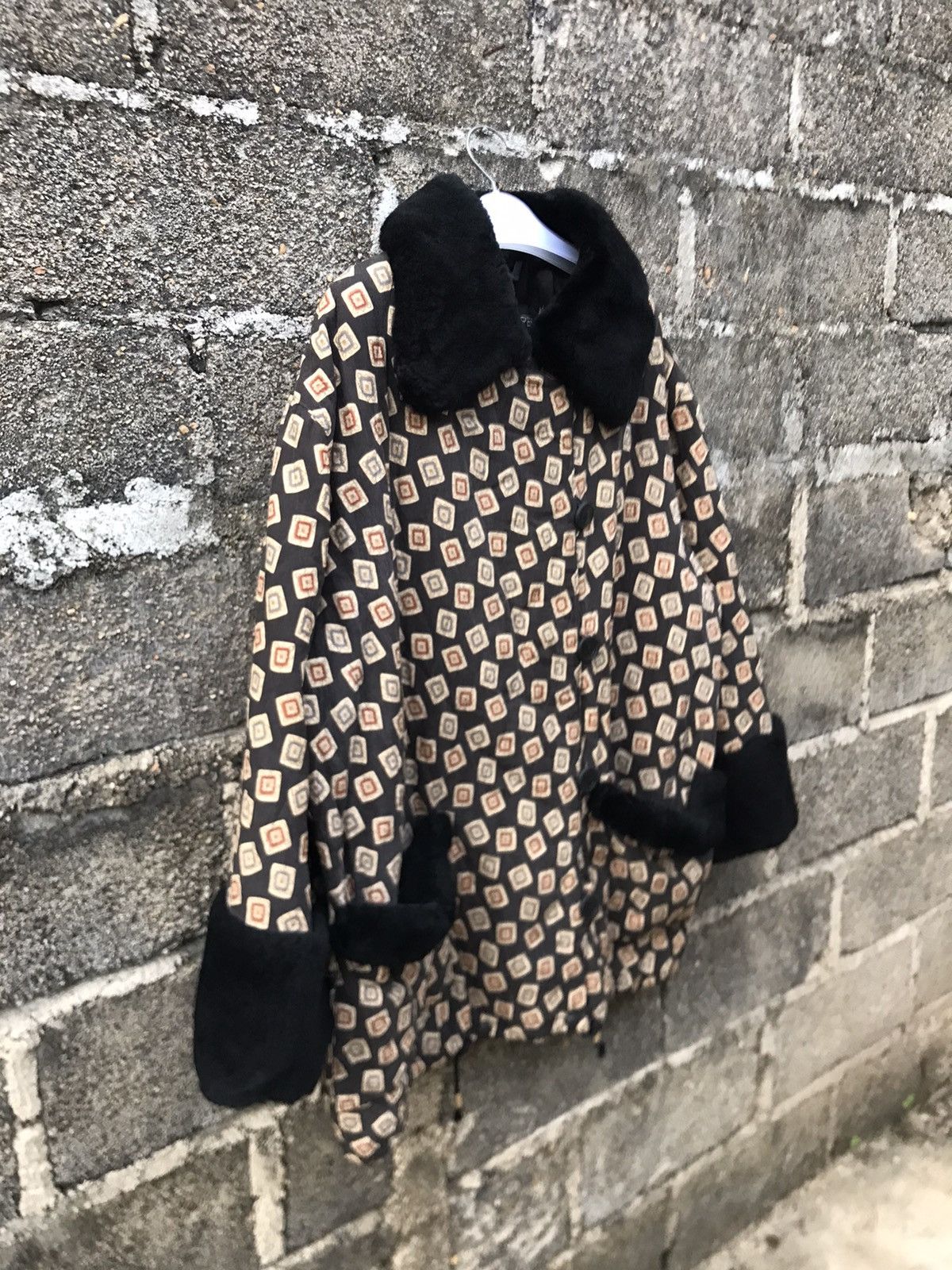 Vintage ⚡️Vintage Incopel Italian Fur Collar Button Jacket Size M / US 6-8 / IT 42-44 - 2 Thumbnail