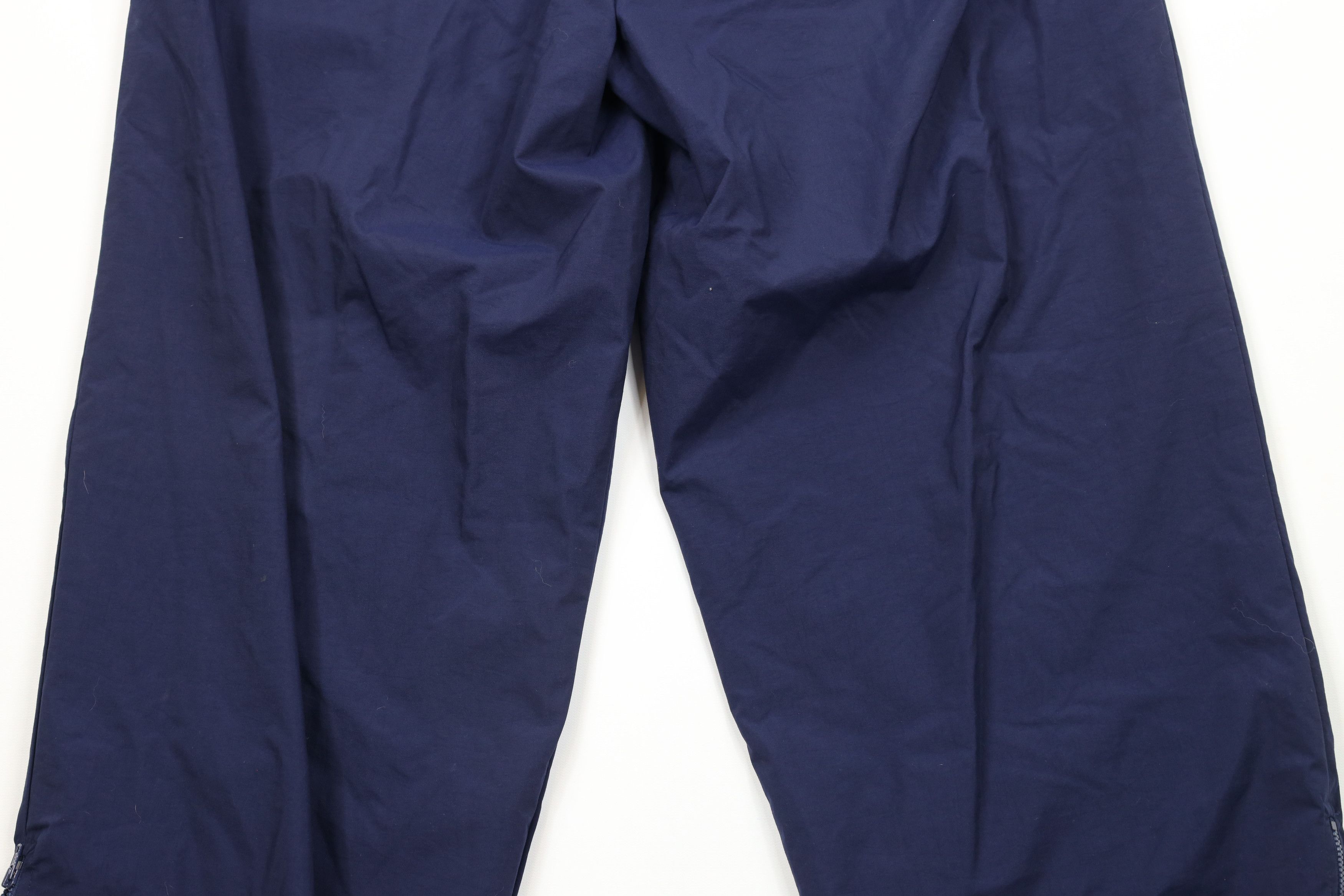 Champion × Vintage Vintage 90s Champion Lined Cuffed Nylon Joggers Pants Blue Size US 36 / EU 52 - 12 Thumbnail
