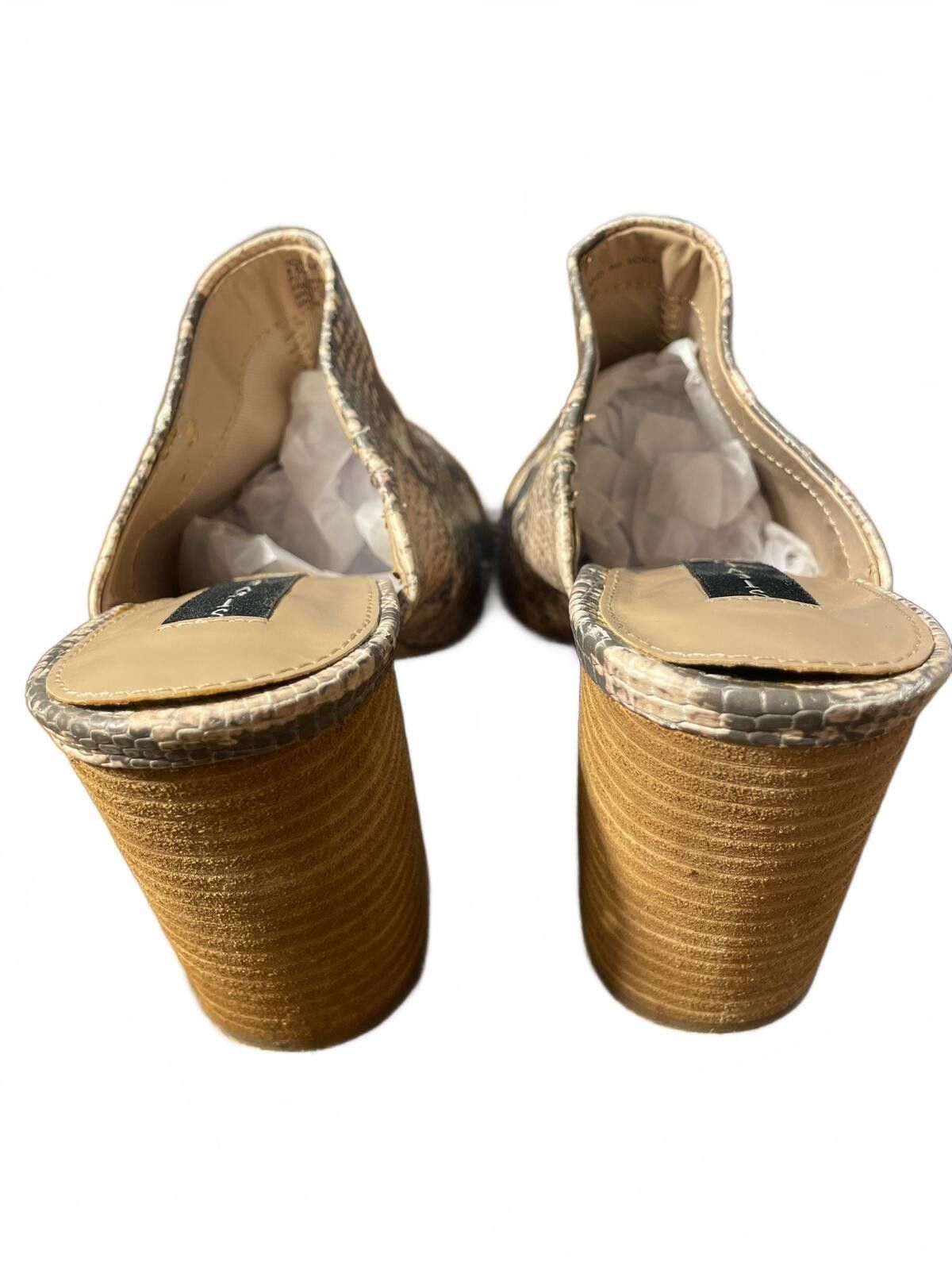 Steve Madden Steve Madden Block Heel Mules Shoes Women's 8.5 Snake Print Size US 8.5 / IT 38.5 - 5 Thumbnail