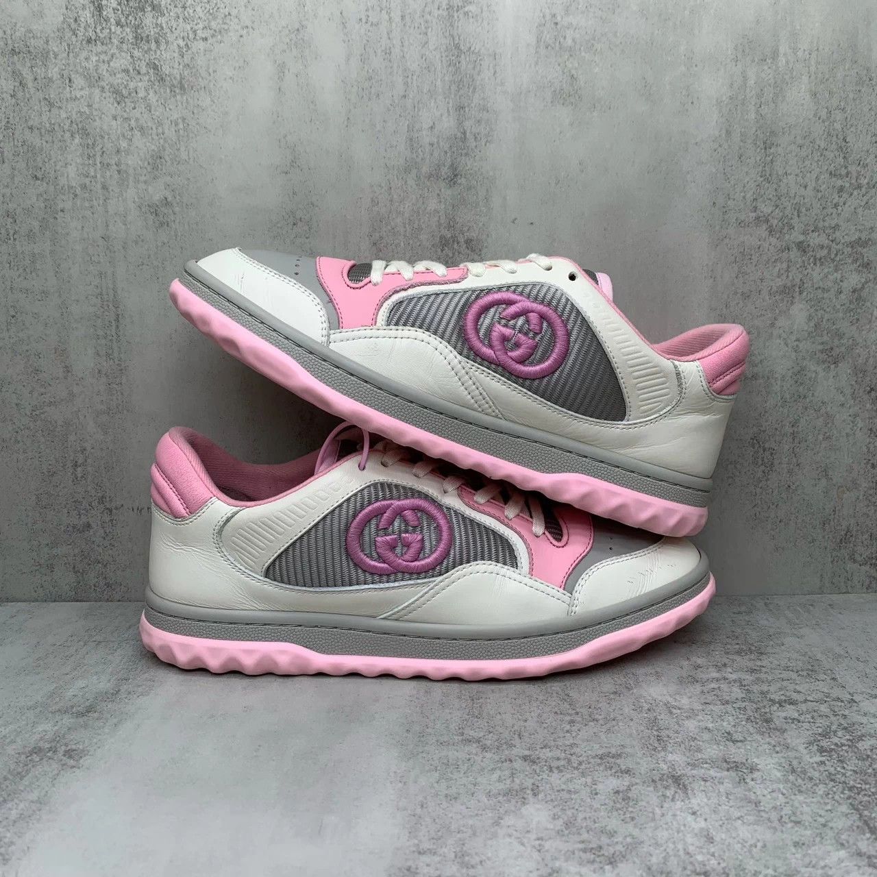 Gucci Gucci mac80 Pink/White Sneakers Women's 95New 37 Size US 6.5 / EU 39-40 - 2 Thumbnail