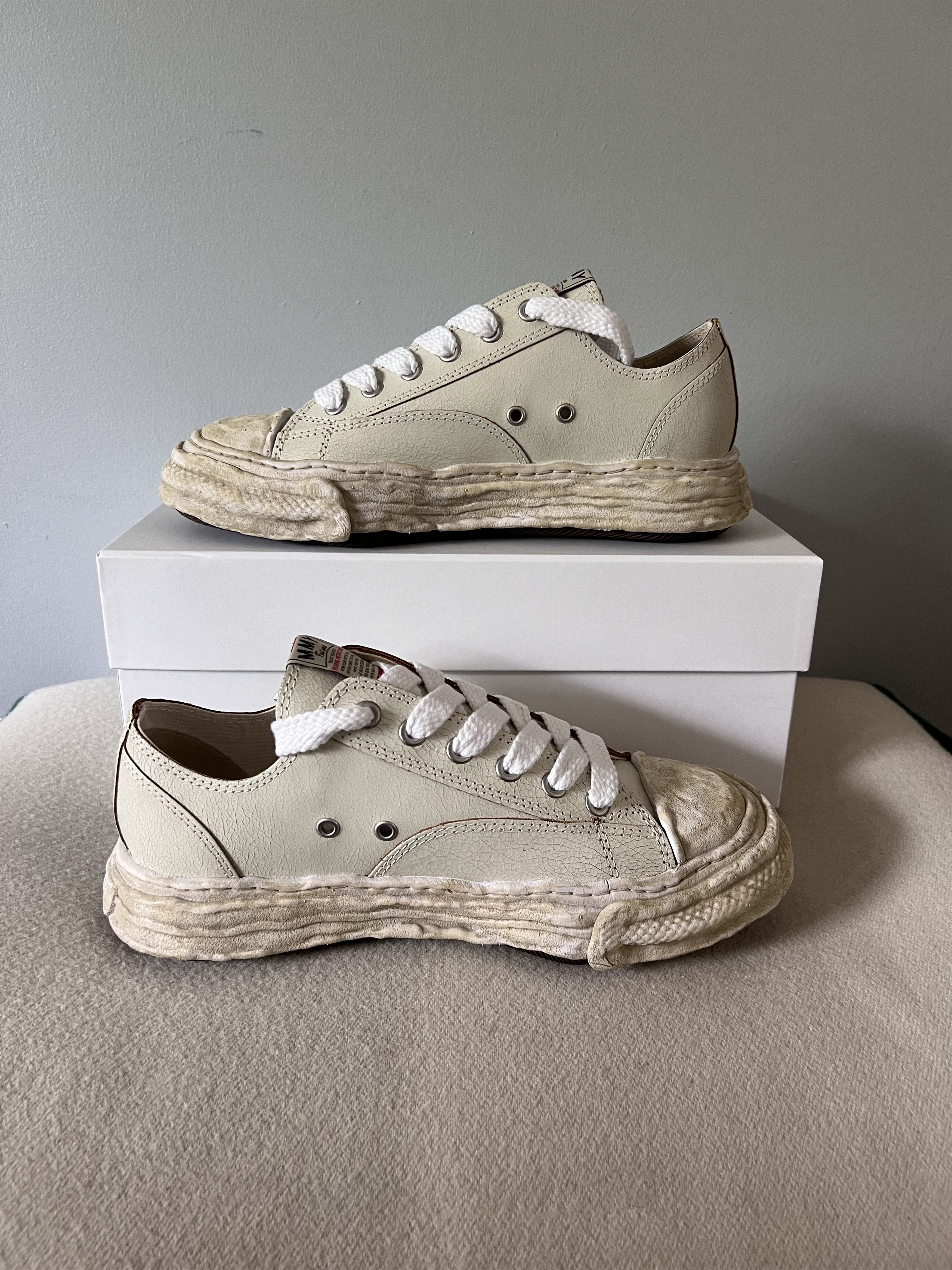 Maison MIHARA YASUHIRO Maison Mihara Yasuhiro OG Sole Pederson in Cracked Leather Size US 10 / EU 43 - 3 Thumbnail