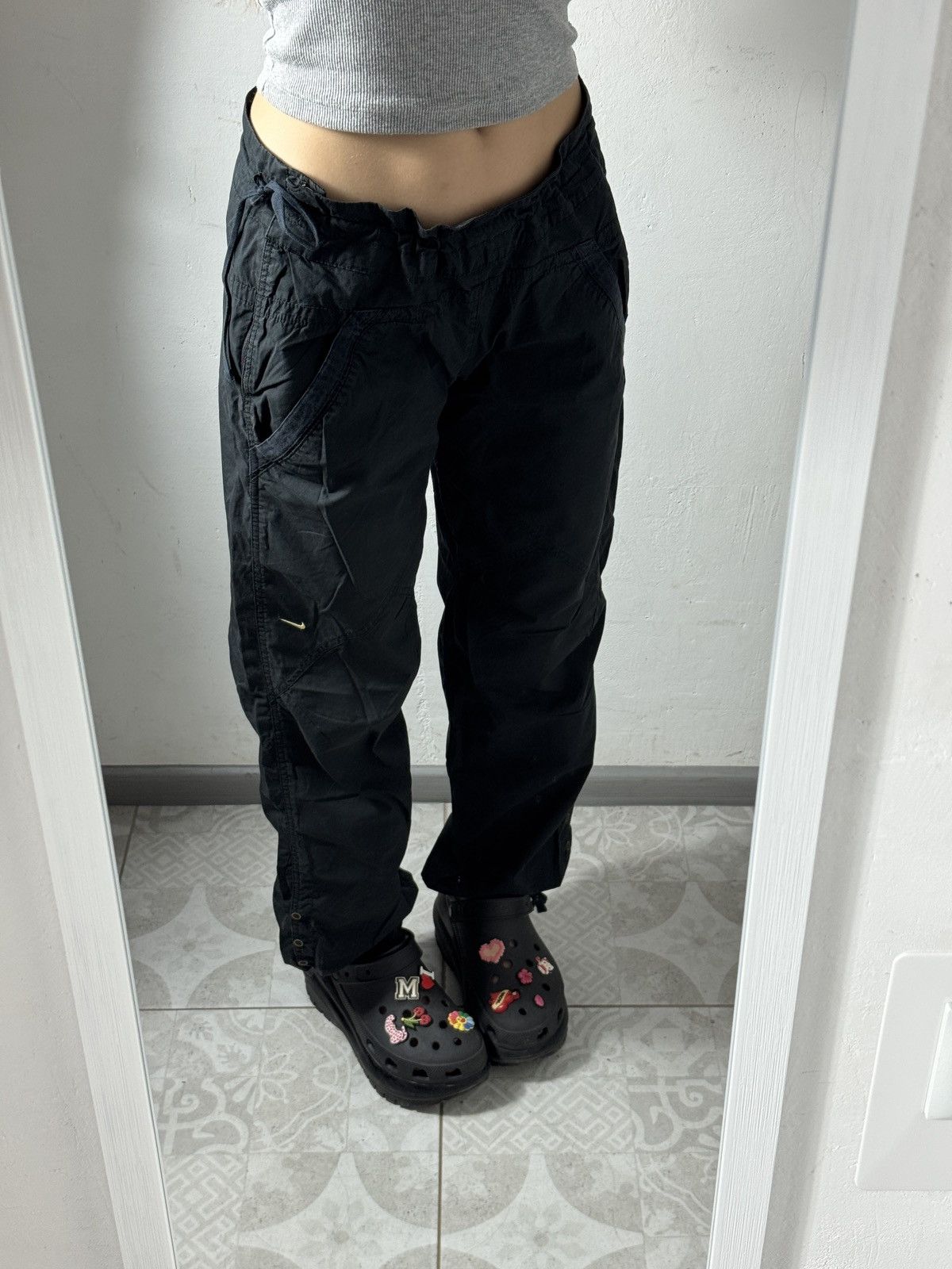 Nike VINTAGE NIKE MINI LOGO CARGO GORPCORE PANTS Size 30" / US 8 / IT 44 - 5 Thumbnail