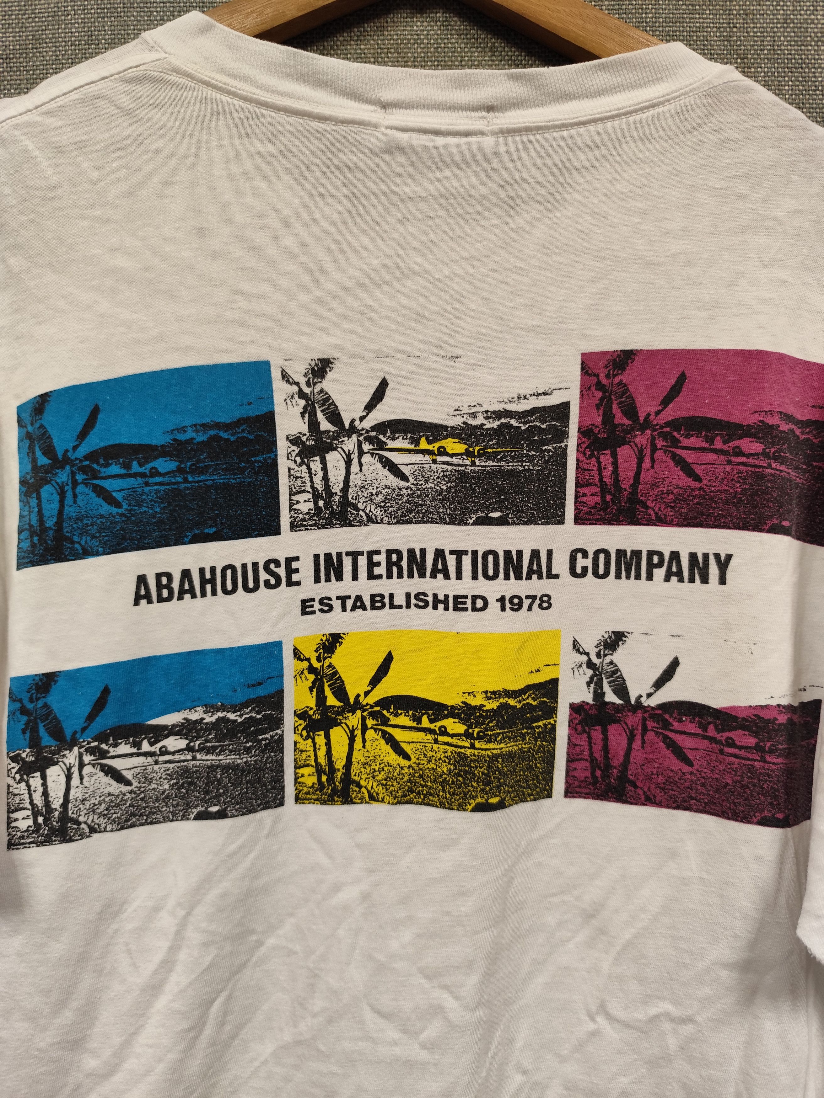 ABAHOUSE × Vintage Vintage 90s t shirt abahouse tag oneita made in usa Size US L / EU 52-54 / 3 - 3 Thumbnail