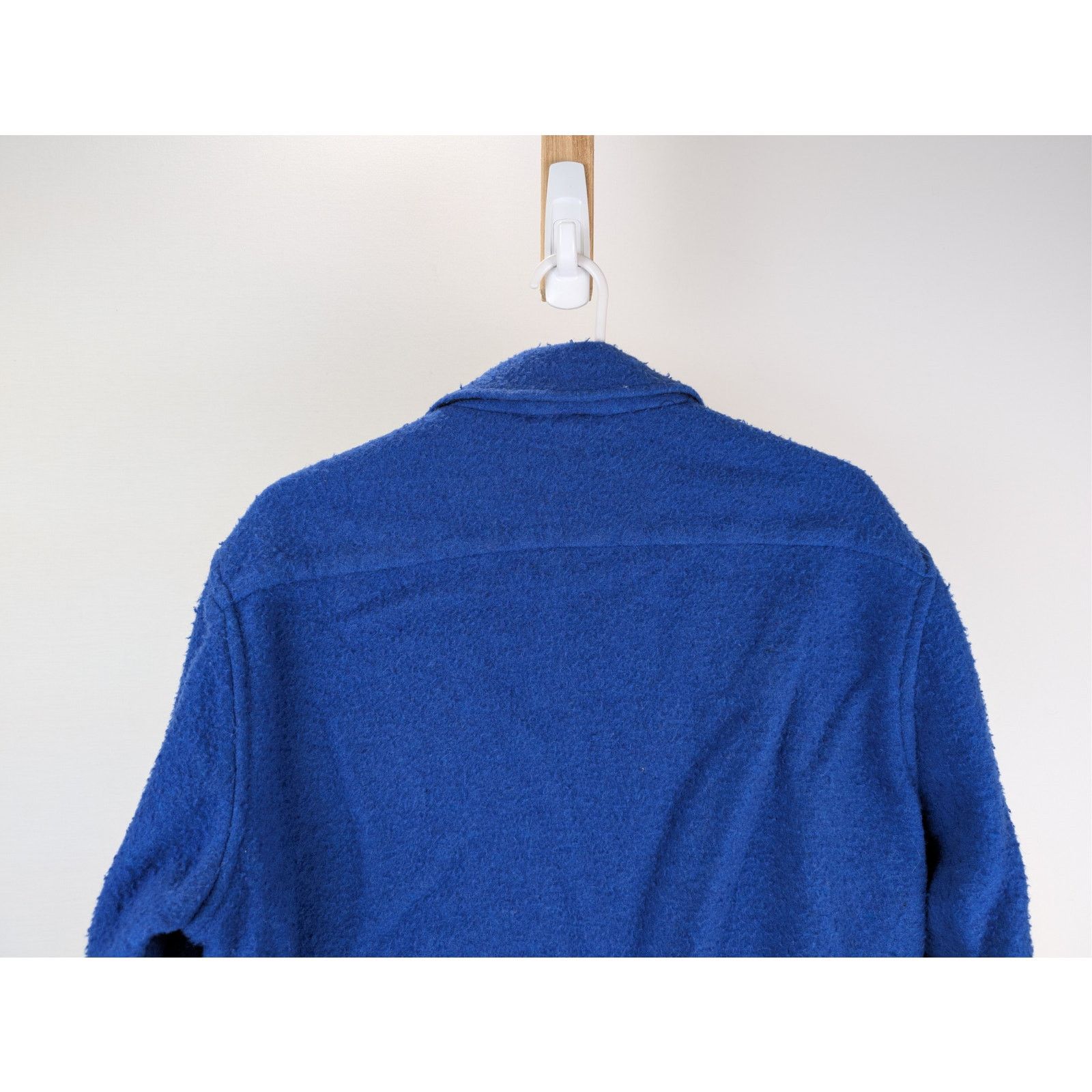 Percival o1rshd1 CC20 Casentino Wool Blanket Overshirt in Blue Size US L / EU 52-54 / 3 - 11 Thumbnail