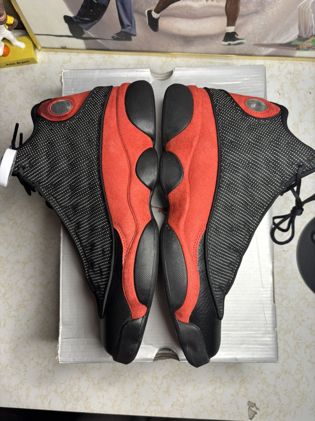 Jordan Brand Air Jordan 13 Retro 2017 Bred 2017 Size US 11.5 / EU 44-45 - 4 Thumbnail