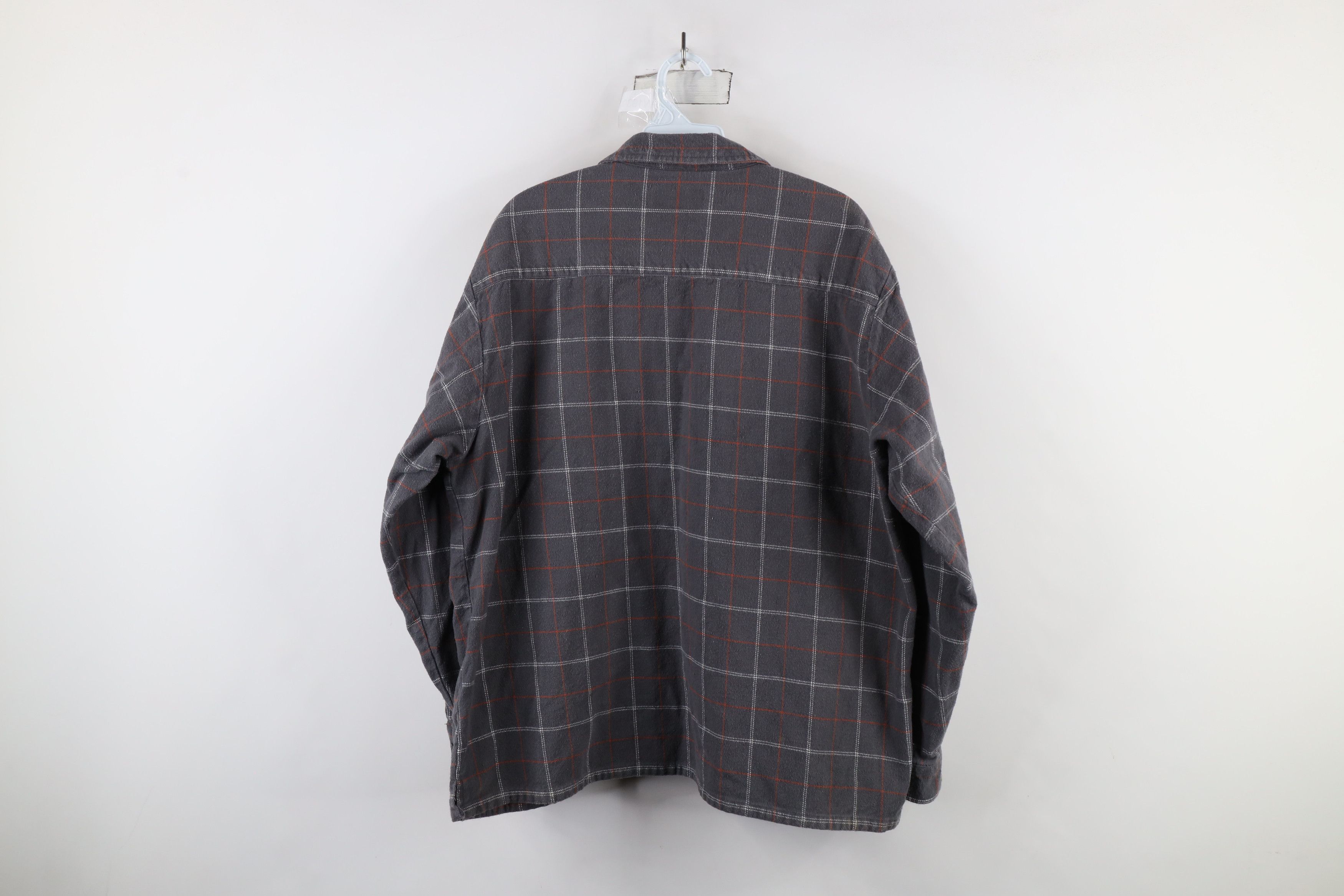 Vintage Vintage 90s Streetwear Full Zip Collared Shirt Jacket Size US XL / EU 56 / 4 - 10 Thumbnail