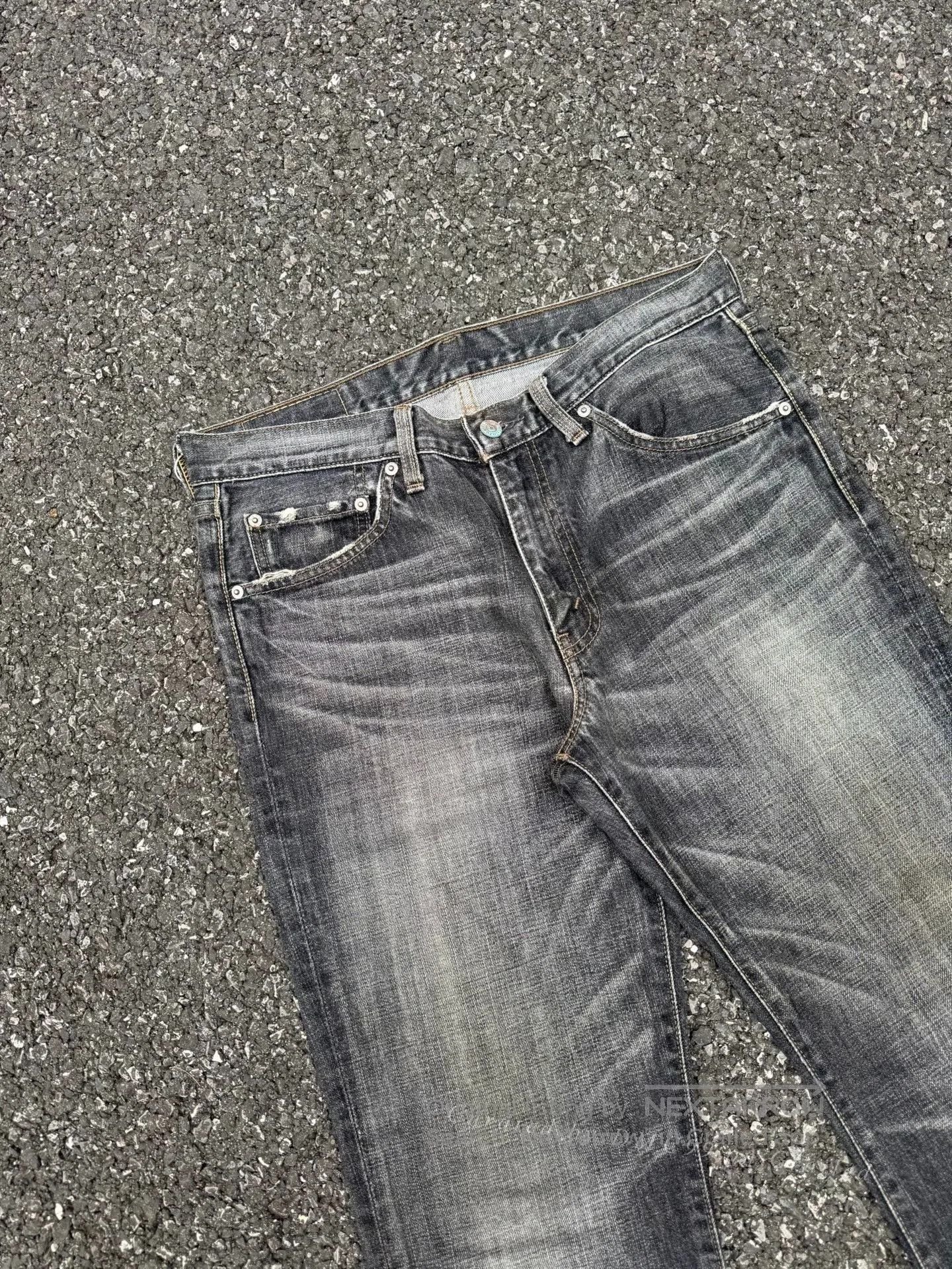 Vintage Vintage Levi's 517 00S Washed Jeans. Size US 34 / EU 50 - 2 Thumbnail