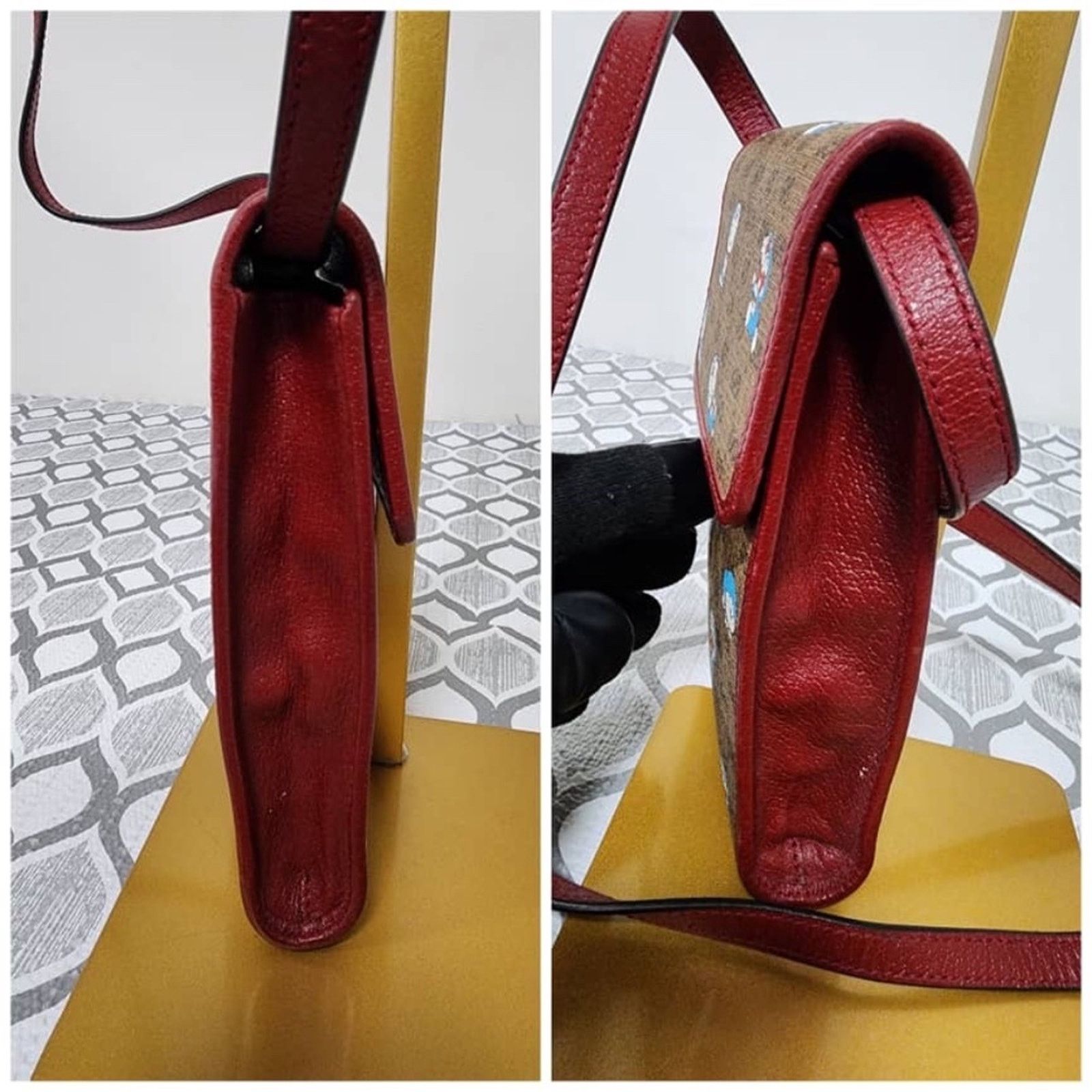 Gucci GUCCI X DORAEMON Mini GG Supreme Monogram Mini Crossbody Bag Size ONE SIZE - 5 Thumbnail
