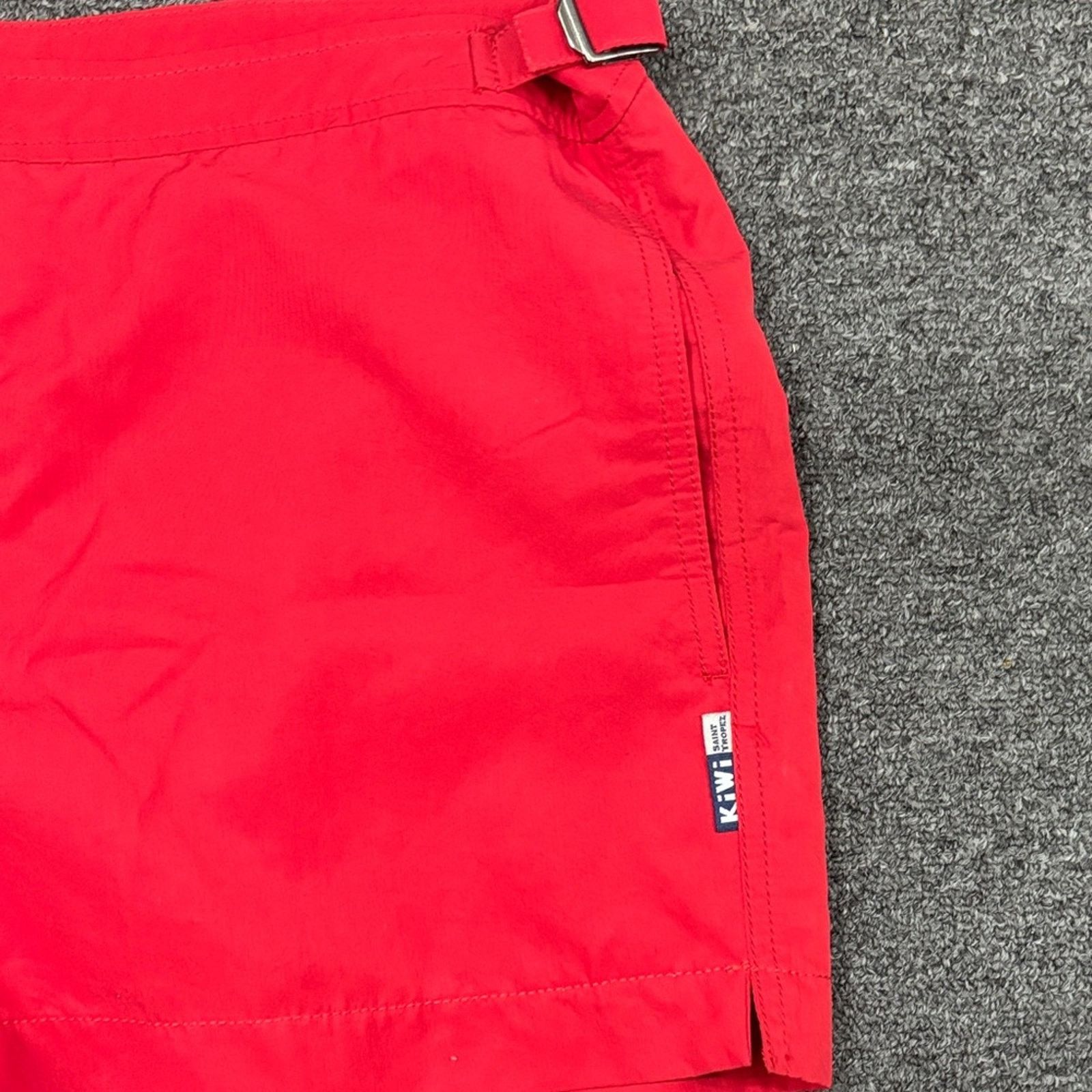Kiwi NWT Kiwi Bright Red Men's Swim Trunks Size XL Size US 40 / EU 56 - 6 Thumbnail