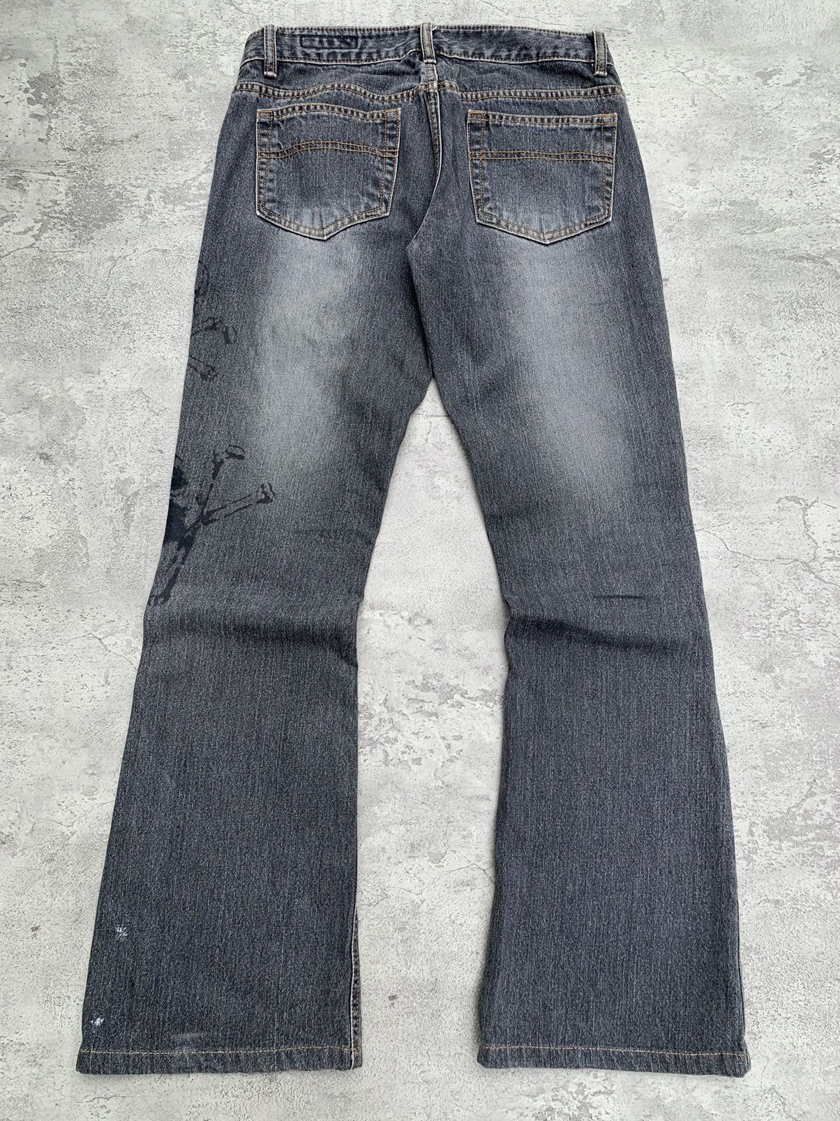 Katharine Hamnett London Archive Clean up or Die Katharine Hamnett London skull jeans Size US 28 / EU 44 - 6 Thumbnail