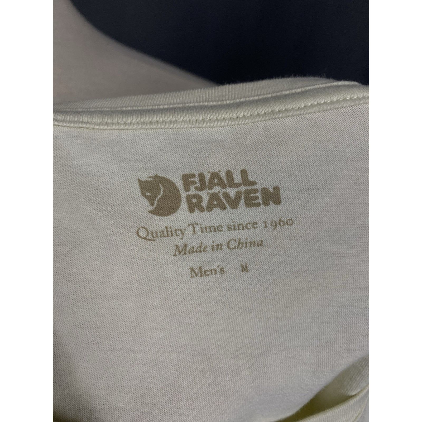 Fjallraven Fjallraven Big Logo Men's Beige T-Shirt Size M Size US M / EU 48-50 / 2 - 9 Thumbnail