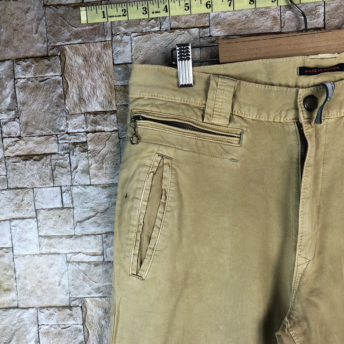 Japanese Brand Blue Way Made In Nippon Brown Casual Pants #A1144 Size US 32 / EU 48 - 7 Thumbnail