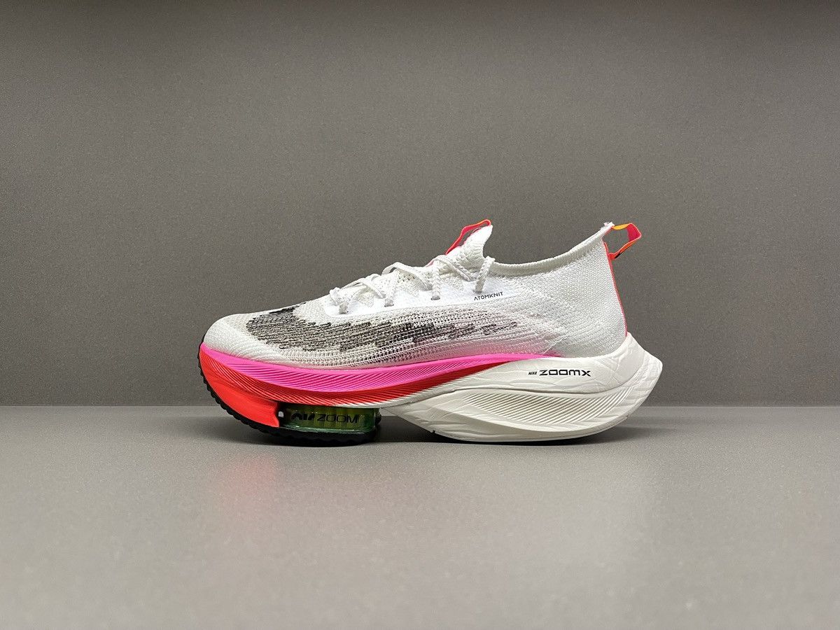 Nike Nike Air Zoom Alphafly Next% Flyknit White Pink Size US 8.5 / EU 41-42 - 5 Thumbnail