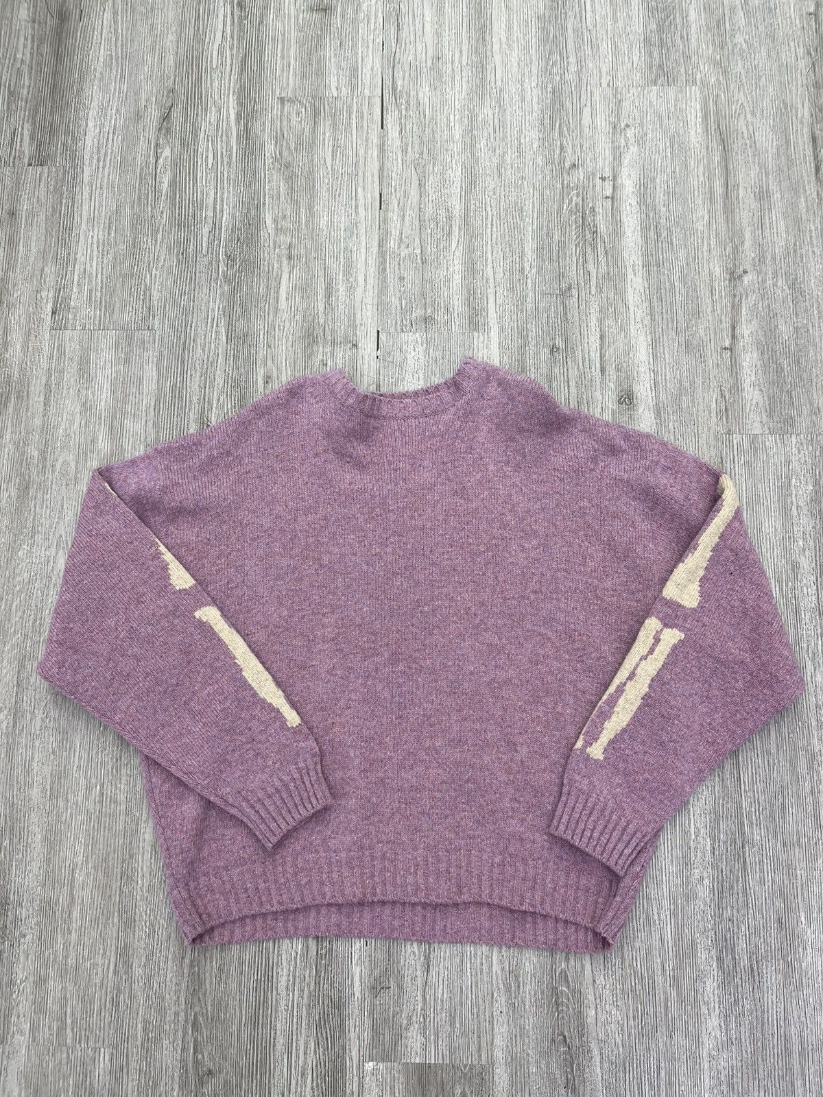 Kapital Kapital Skeleton crewneck knit pink Size US L / EU 52-54 / 3 - 1 Thumbnail