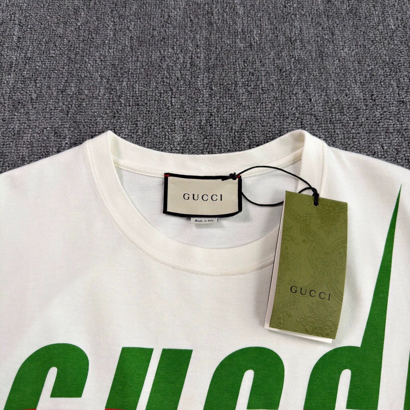 Gucci Gucci Blade Logo White S/S Tee M Near New Size US M / EU 48-50 / 2 - 3 Thumbnail
