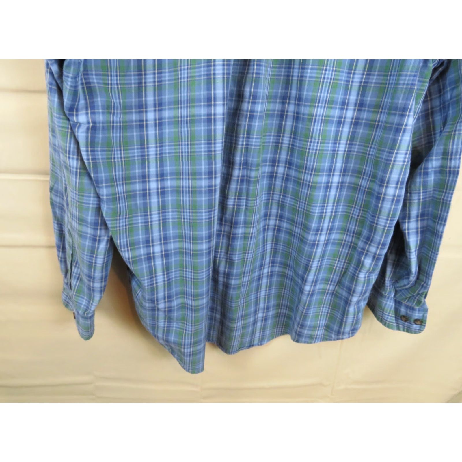 Eddie Bauer Eddie Bauer Button-Up Shirt Men Regular L Blue Green Plaid Multicolor Long Sleeve Front Button Down Shirt Size US L / EU 52-54 / 3 - 7 Thumbnail