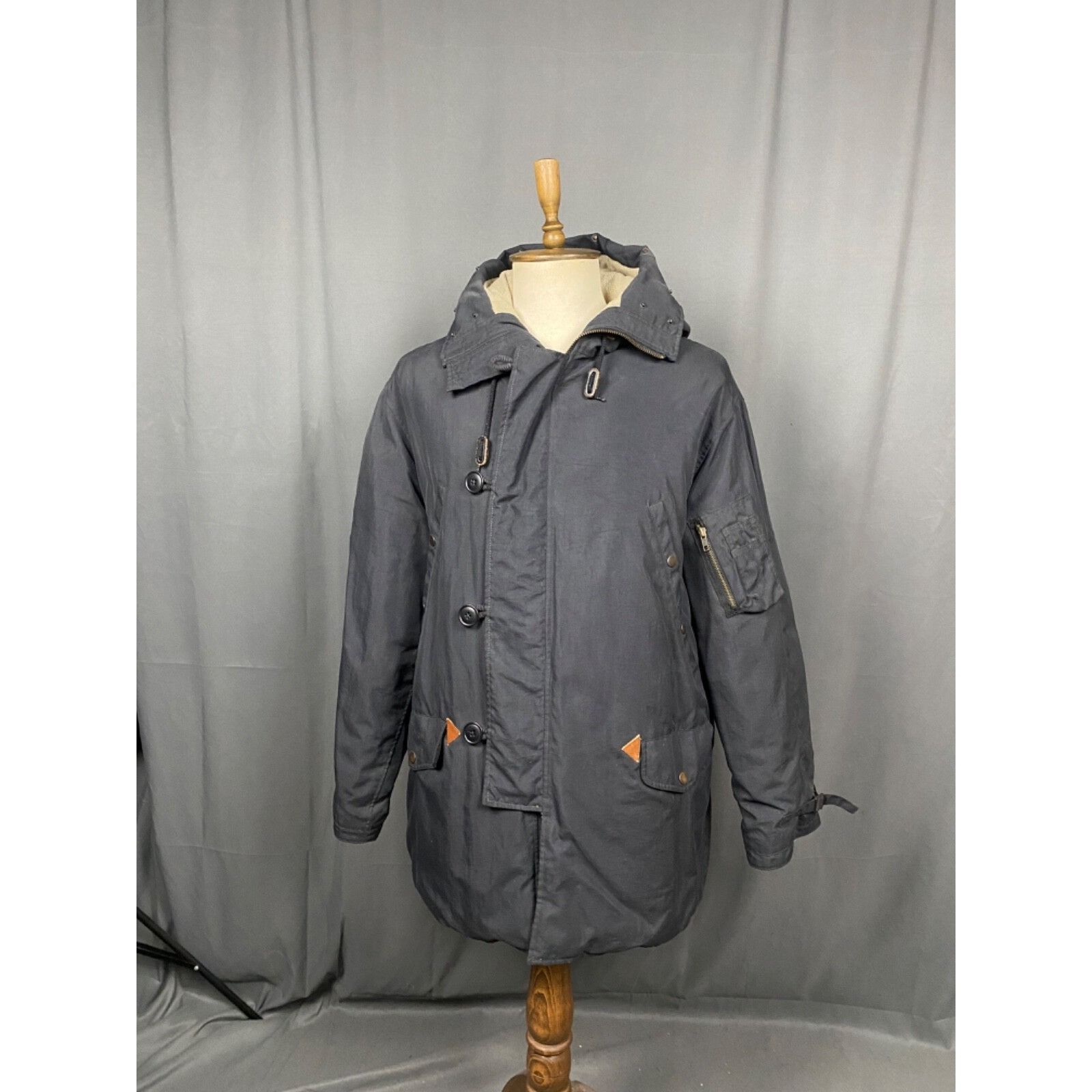 Polo Ralph Lauren Polo Ralph Lauren VTG Men's Blue Nylon Winter Insulated N-3B Size US L / EU 52-54 / 3 - 2 Thumbnail