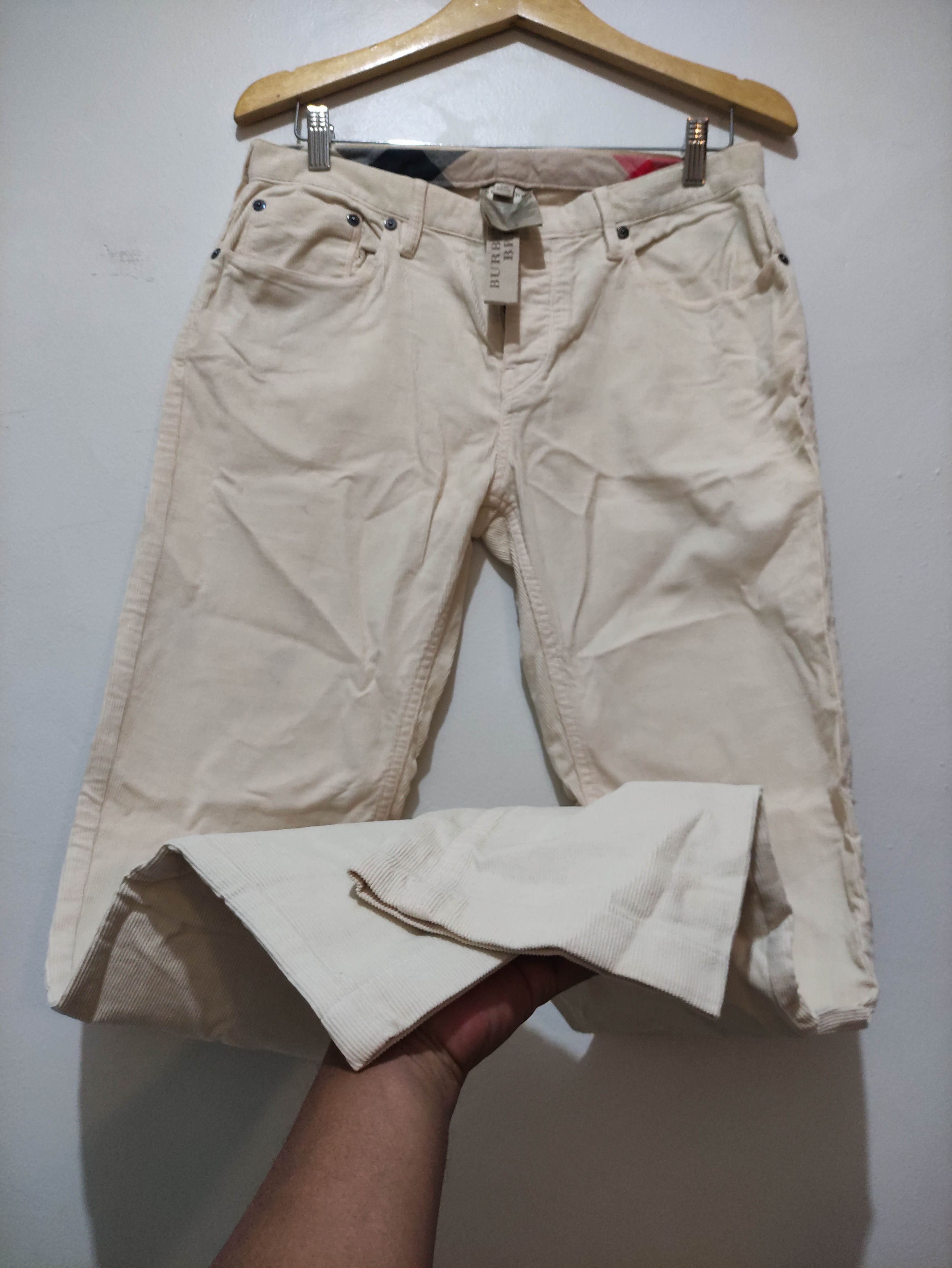 Burberry Burberry Brit Beige Corduroy Pants 32 L/M Size US 32 / EU 48 - 18 Thumbnail