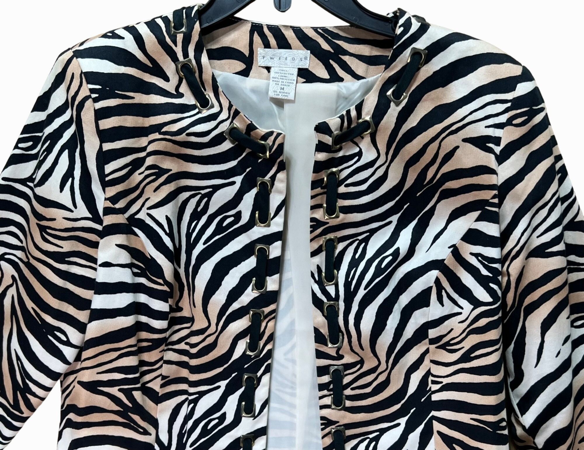 Other Tweeds - Leopard Print Women's Blazer - Medium Size M / US 6-8 / IT 42-44 - 13 Thumbnail