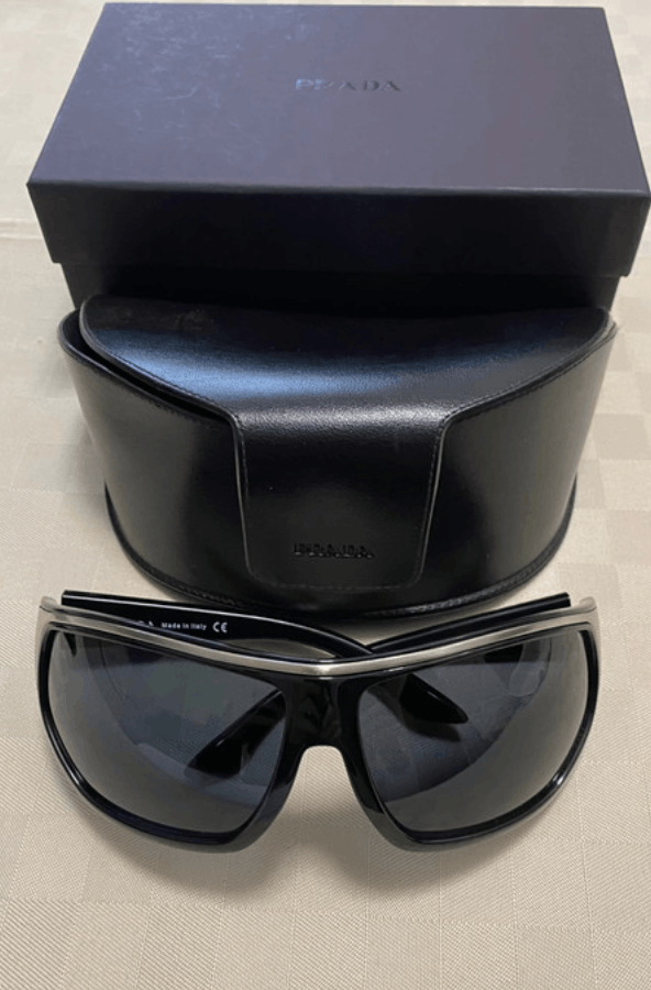 Prada × Vintage PRADA Sunglasses Star Sport Metal Shield Oval Wrap Size ONE SIZE - 4 Thumbnail